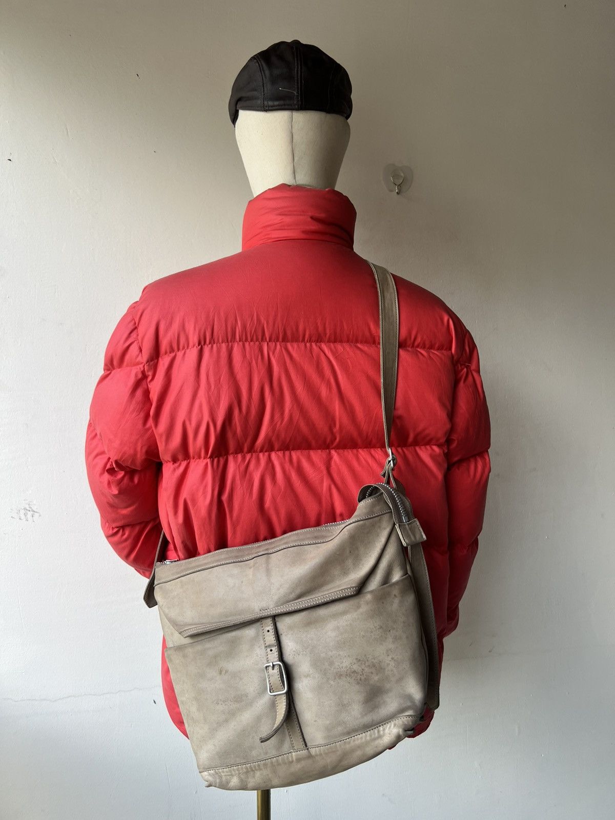 Leather REN Tokyo Japan Patina Nappa Leather Messenger Bag Size ONE SIZE - 1 Thumbnail