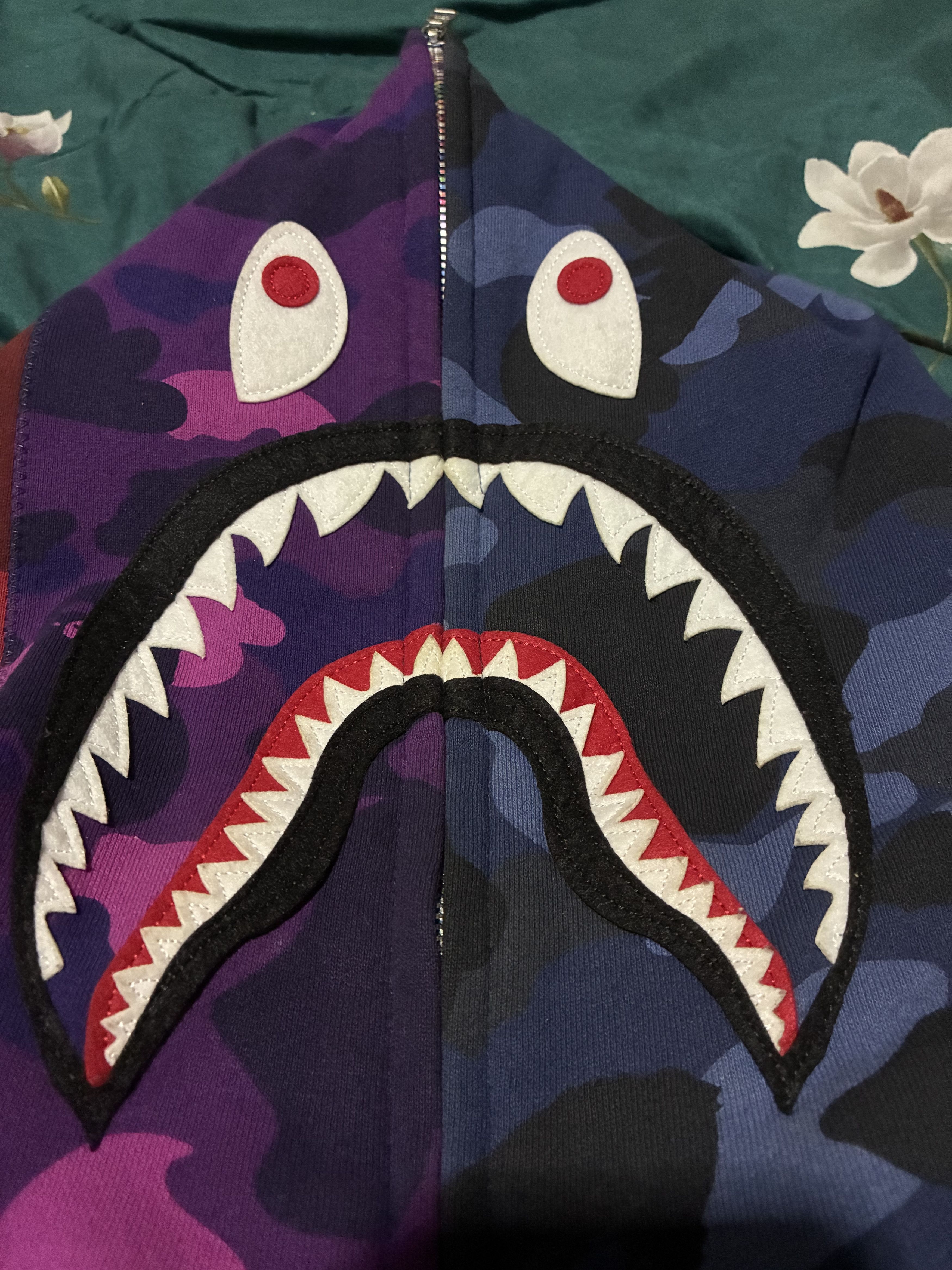 Bape Bape hoodie mix camo Size US XXL / EU 58 / 5 - 5 Thumbnail