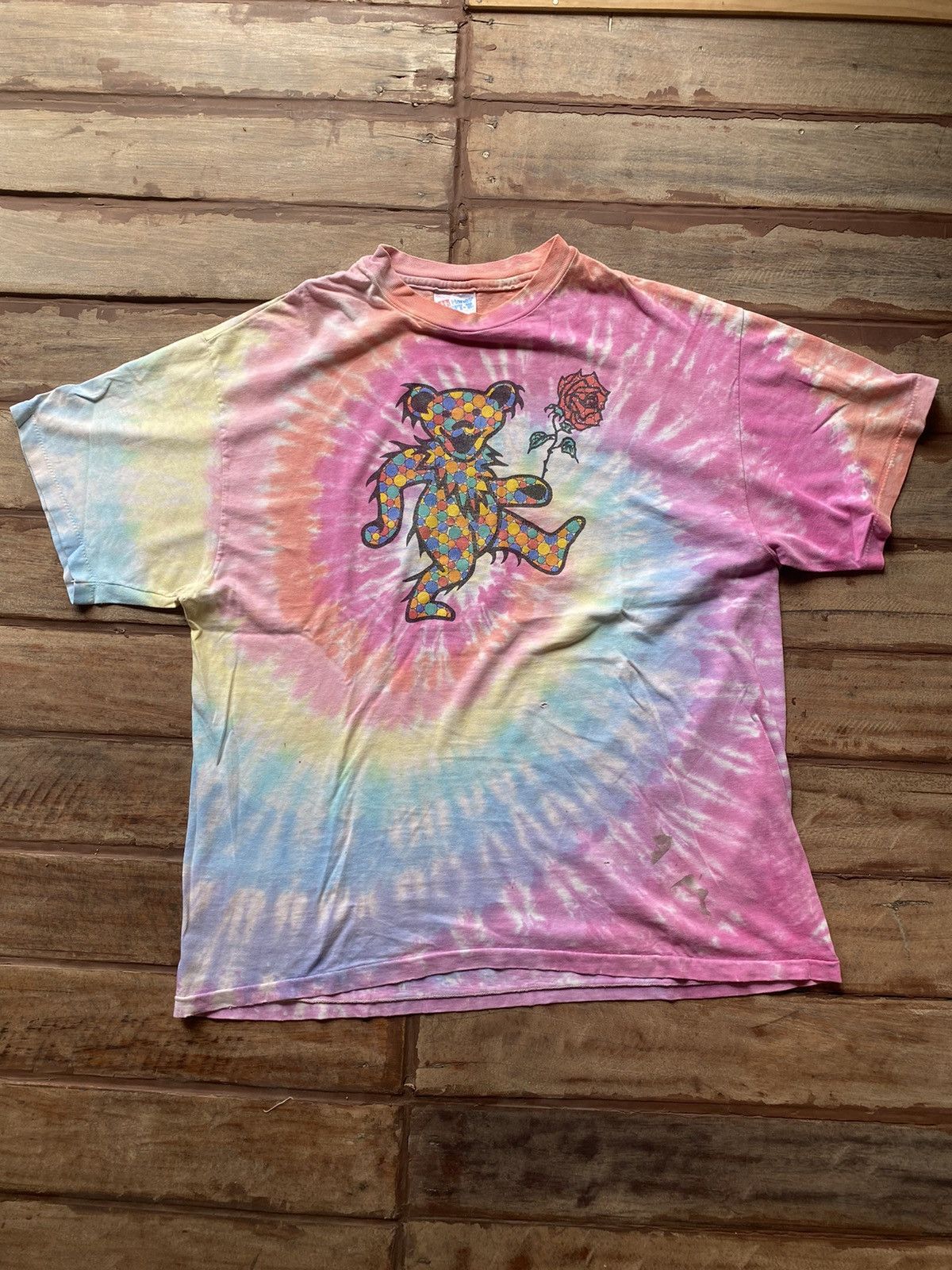 Grateful Dead × Vintage Vintage 90’s 1993 Grateful Dead dancing bear t-shirt Size US L / EU 52-54 / 3 - 1 Thumbnail