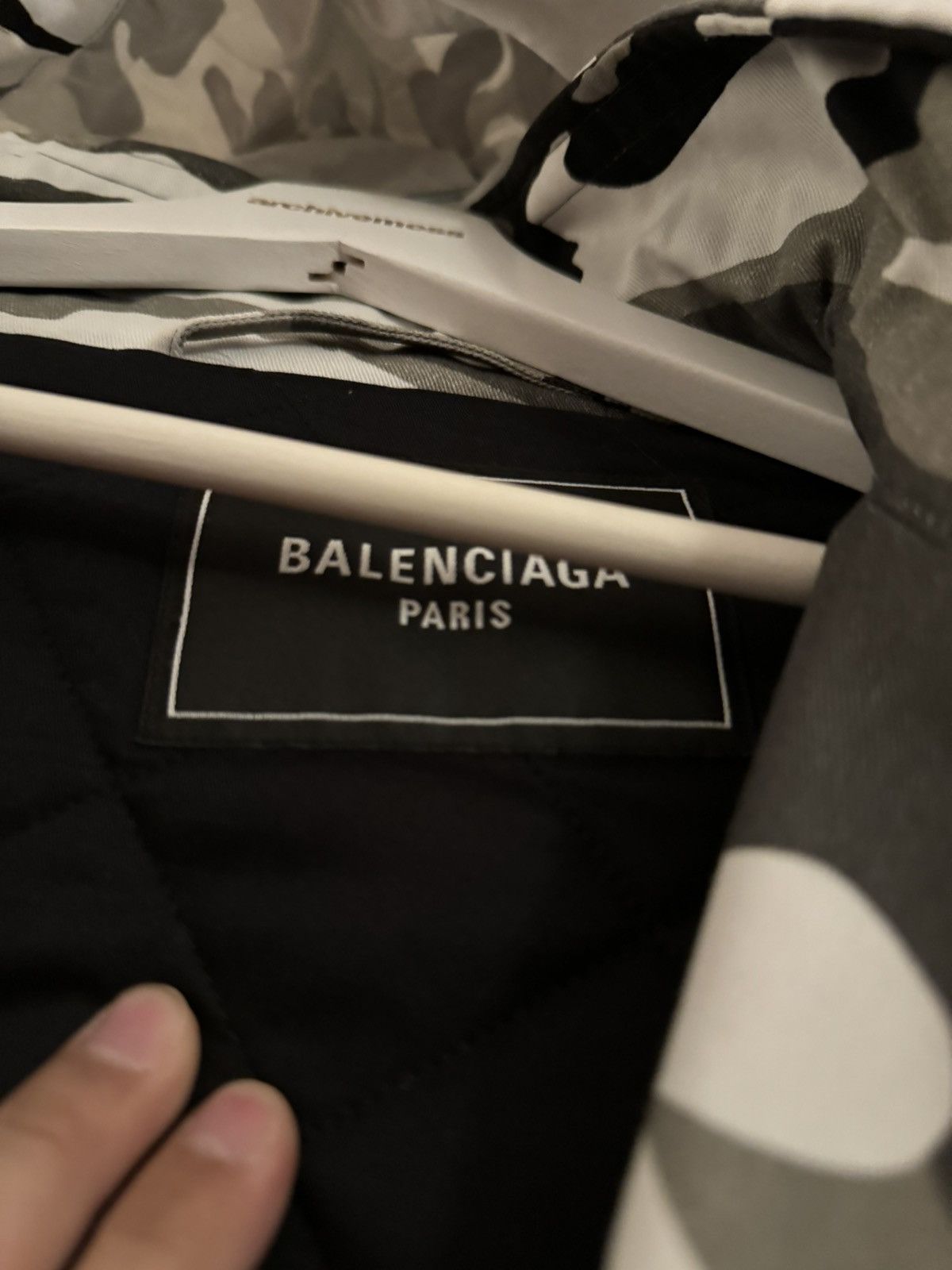 Balenciaga Balenciaga Rare Oversized Padded Snowcamo Hooded Jacket Size US L / EU 52-54 / 3 - 6 Thumbnail