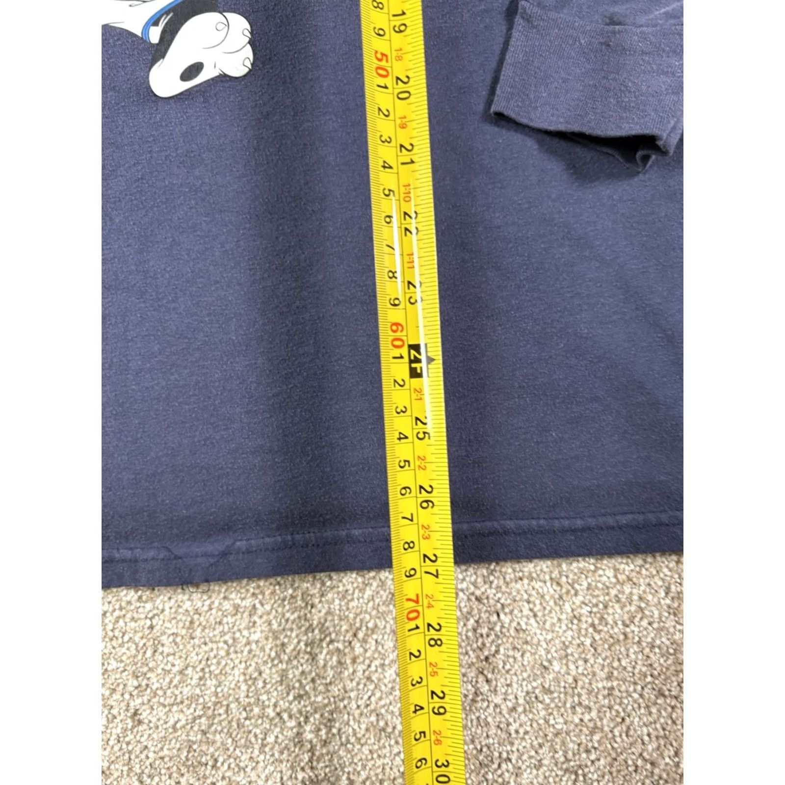 Vintage VINTAGE Space Jam T-Shirt Long Sleeve Graphic Crew Neck Navy Blue Large Men Size US L / EU 52-54 / 3 - 3 Thumbnail