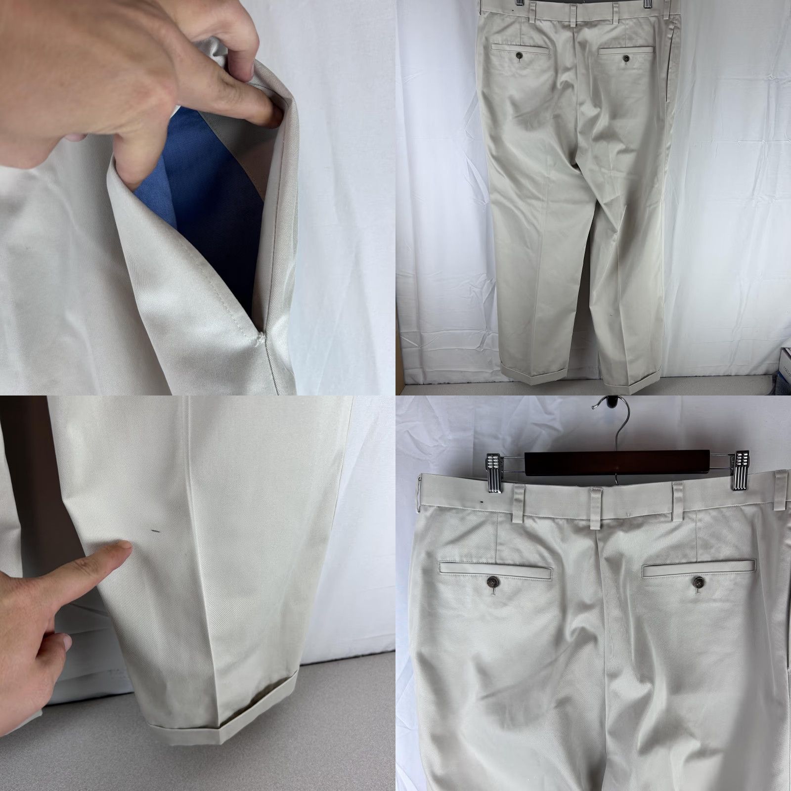 Brooks Brothers Brooks Brothers Pants Clark Fit Advantage Chino Lightweight Khaki Beige 38x30 Flat Front Cuffed Mens Size US 38 / EU 54 - 8 Thumbnail