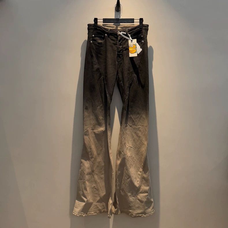 Rick Owens rick owens Double-line gradient classic denim trousers 2502 Size US 30 / EU 46 - 1 Thumbnail