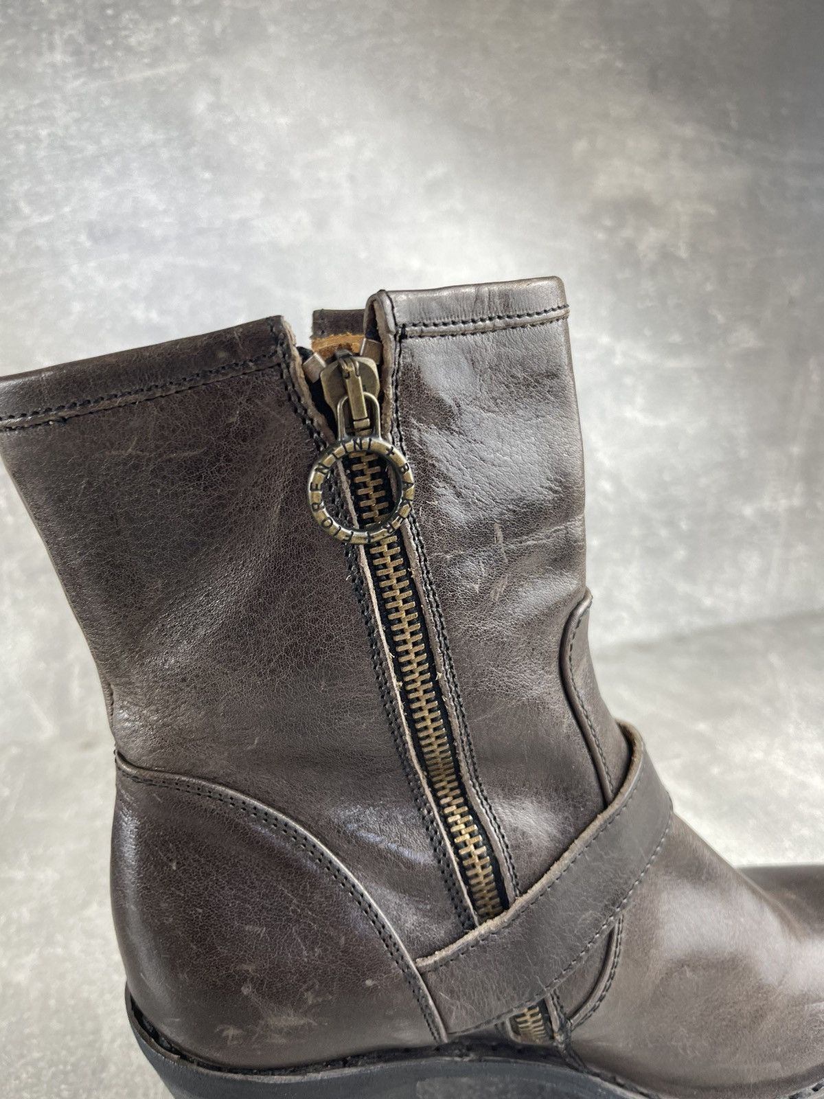 Fiorentini + Baker Fiorentini + Baker Avant Garde Leather Buckle Ankle Boots Size US 7 / IT 37 - 9 Thumbnail