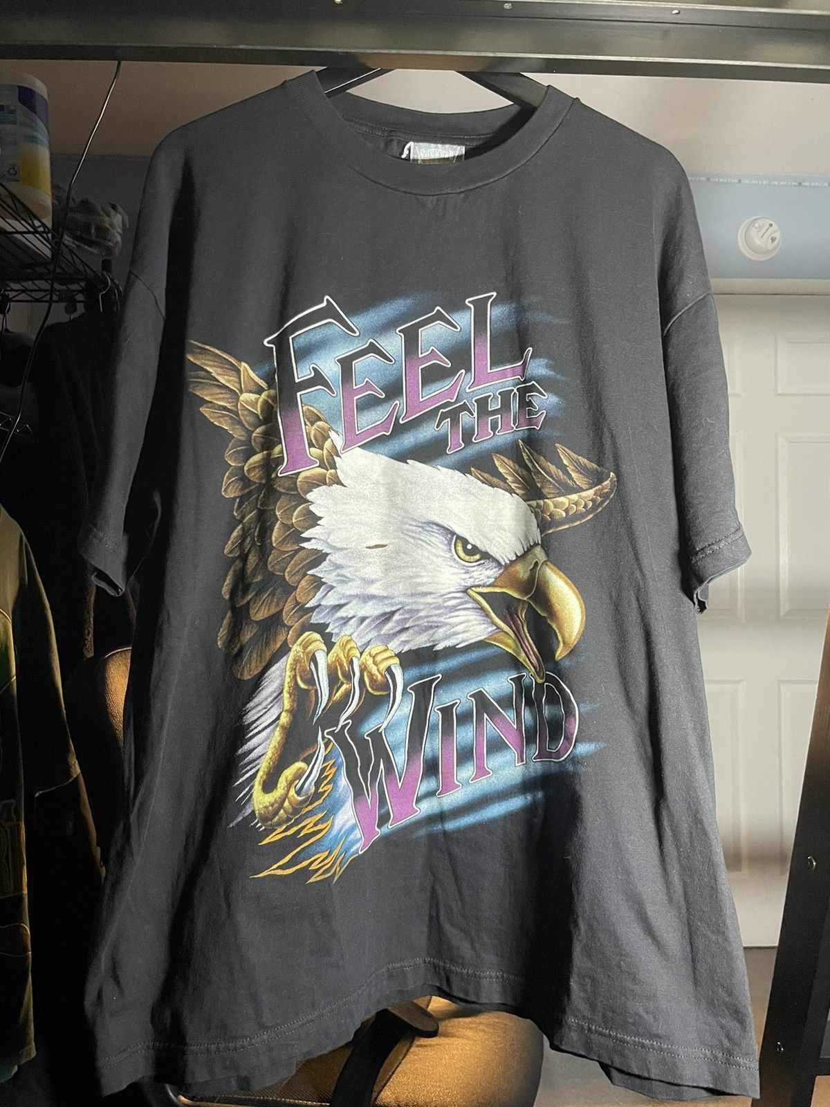 Vintage Vintage Feel the Wind Tee Size US XL / EU 56 / 4 - 1 Thumbnail