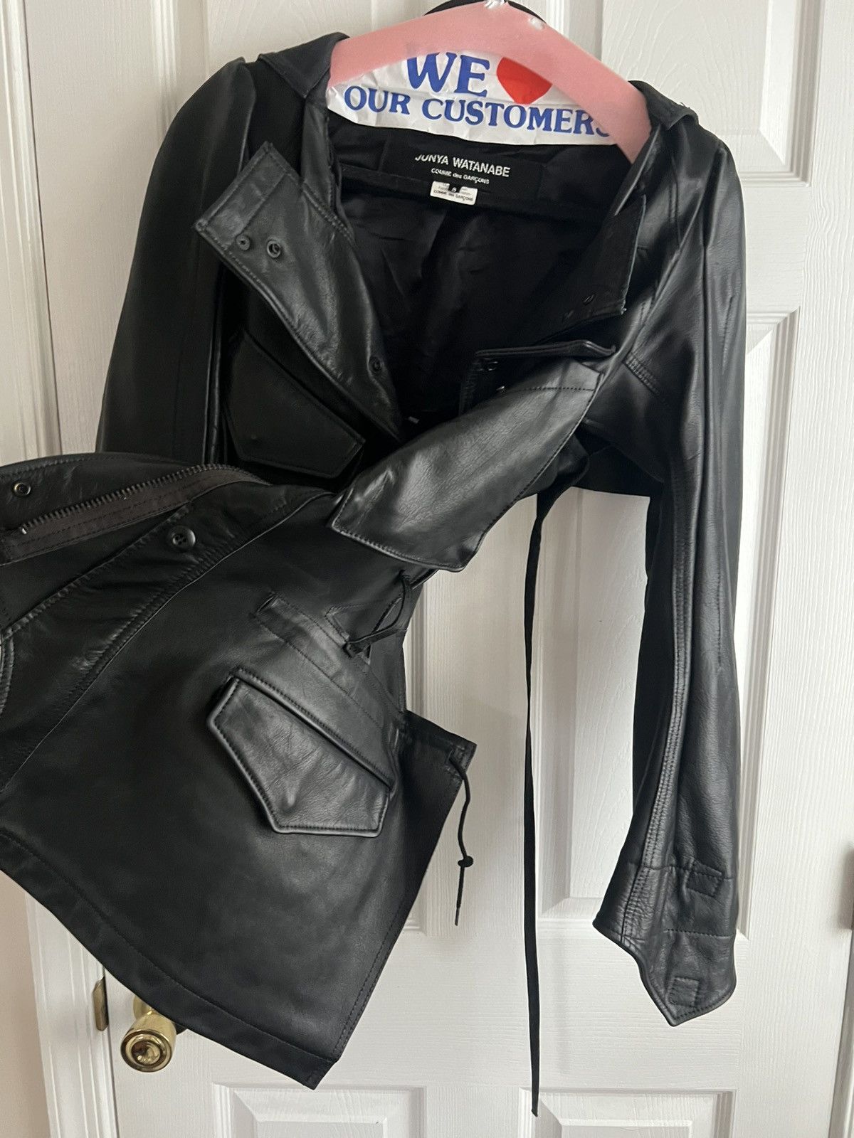 Junya Watanabe Junya Watanabe COMME des GRAÇONS Leather Jacket Size S / US 4 / IT 40 - 7 Thumbnail