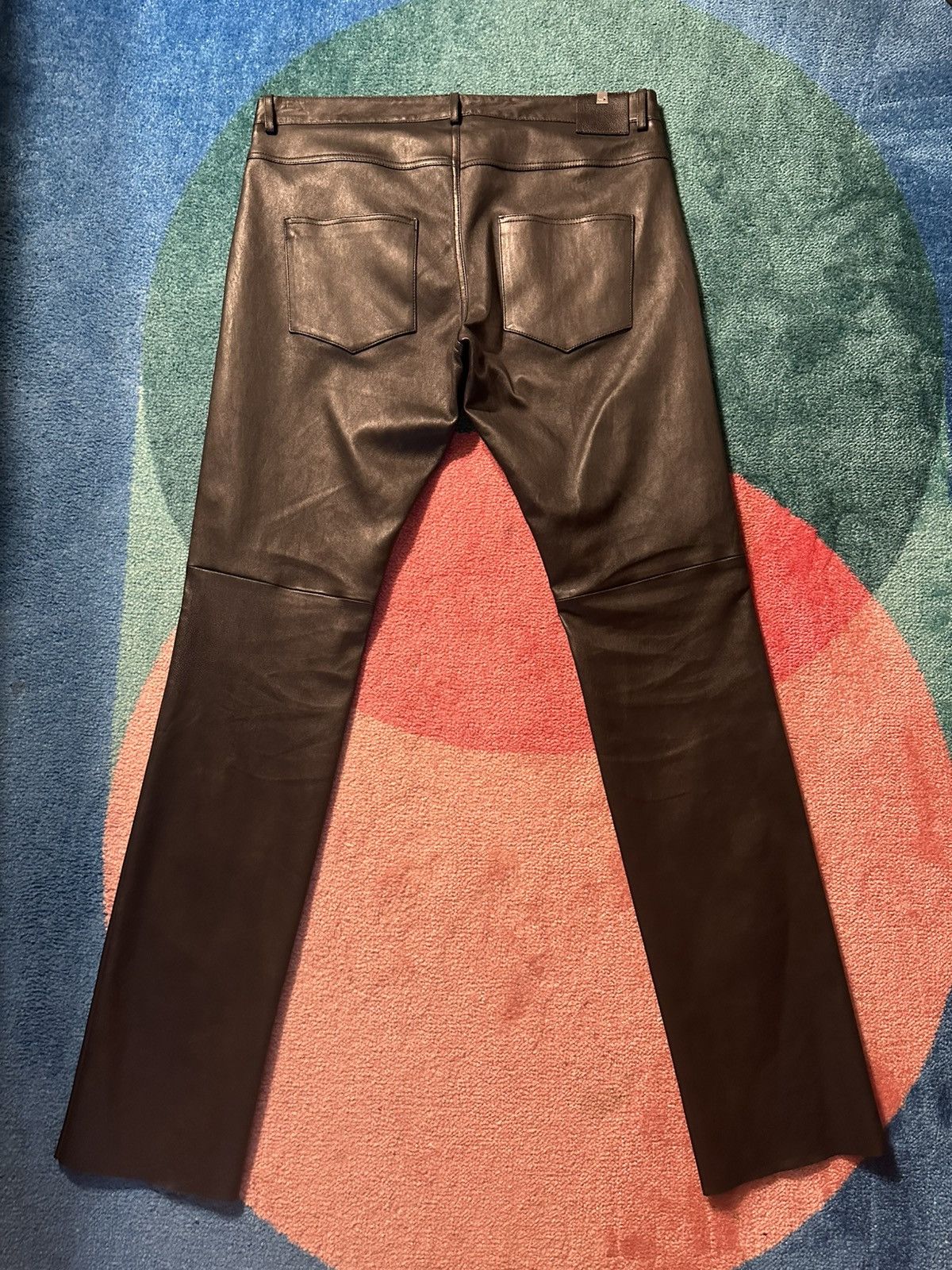 1017 ALYX 9SM × Alyx 1017 Alyx 9SM Black Buckle Leather Pants Size US 34 / EU 50 - 8 Thumbnail
