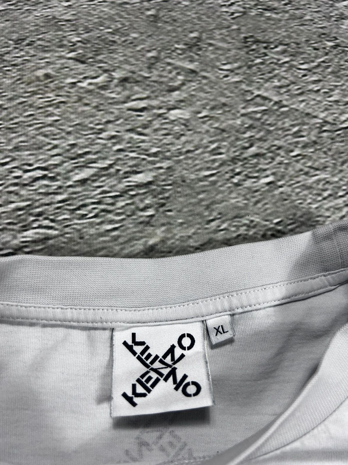 Kenzo Kenzo big logo T-shirt block white Size US XL / EU 56 / 4 - 3 Thumbnail