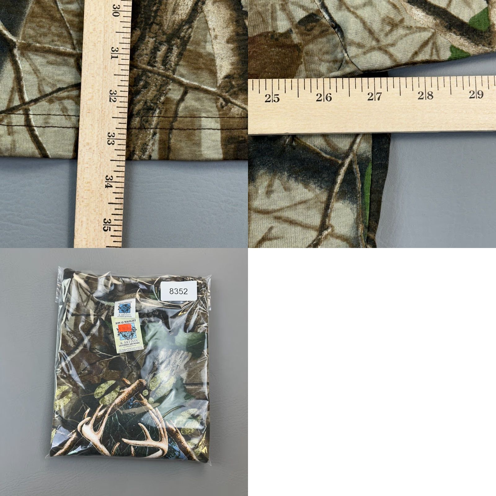 Realtree VINTAGE Jon Q Wright Shirt Mens 2XL Realtree Hardwoods Camo Deer Print Deadstock 90s USA Animals Outdoor Camouflage T-Shirt Mens XL Size US XXL / EU 58 / 5 - 8 Thumbnail