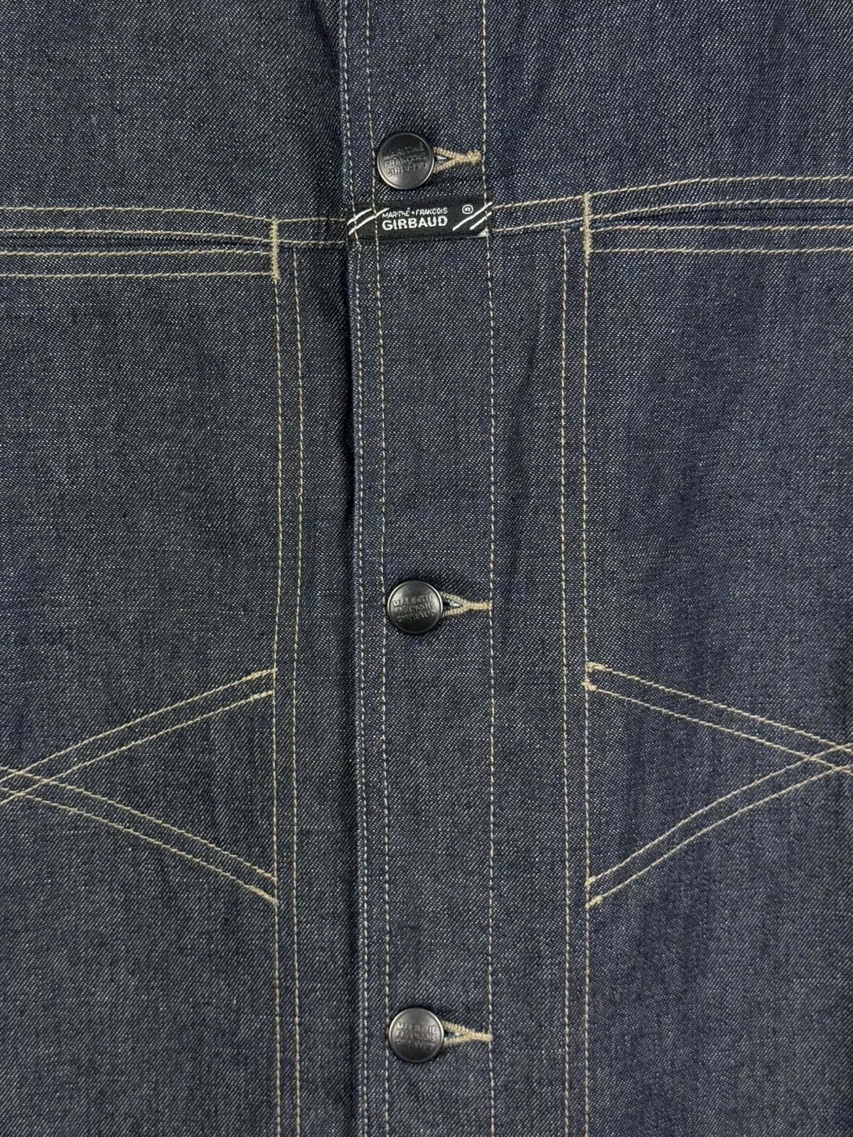 Marithe + Francois Girbaud × Vintage Marithe Francois Girbaud VTG Denim Trucker Vest Jacket Size US XXL / EU 58 / 5 - 9 Thumbnail