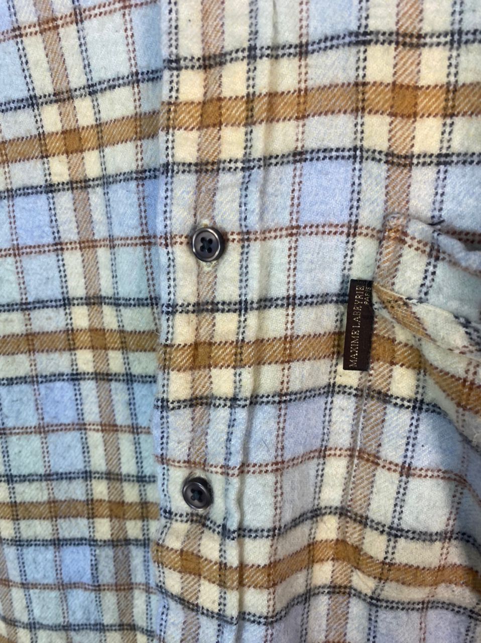 Flannel × Japanese Brand Maxime labeyrie button up flannel Size US L / EU 52-54 / 3 - 8 Thumbnail