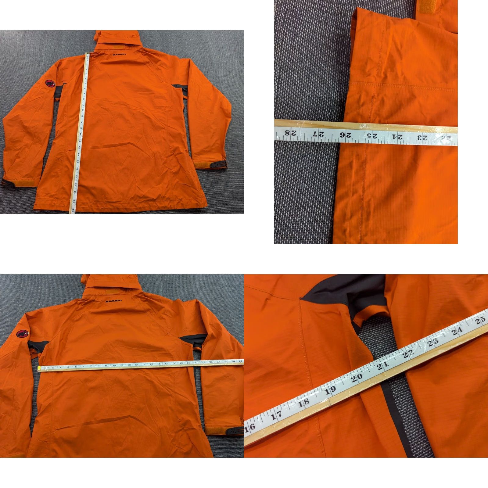 Mammut Mammut Mens L Gore-tex Paclite Shell Base Camp Rain Jacket Windbreaker Orange Jacket Mens L Outdoor Waterproof Hooded Full Zip Lightweight Windbreaker Size US L / EU 52-54 / 3 - 10 Thumbnail
