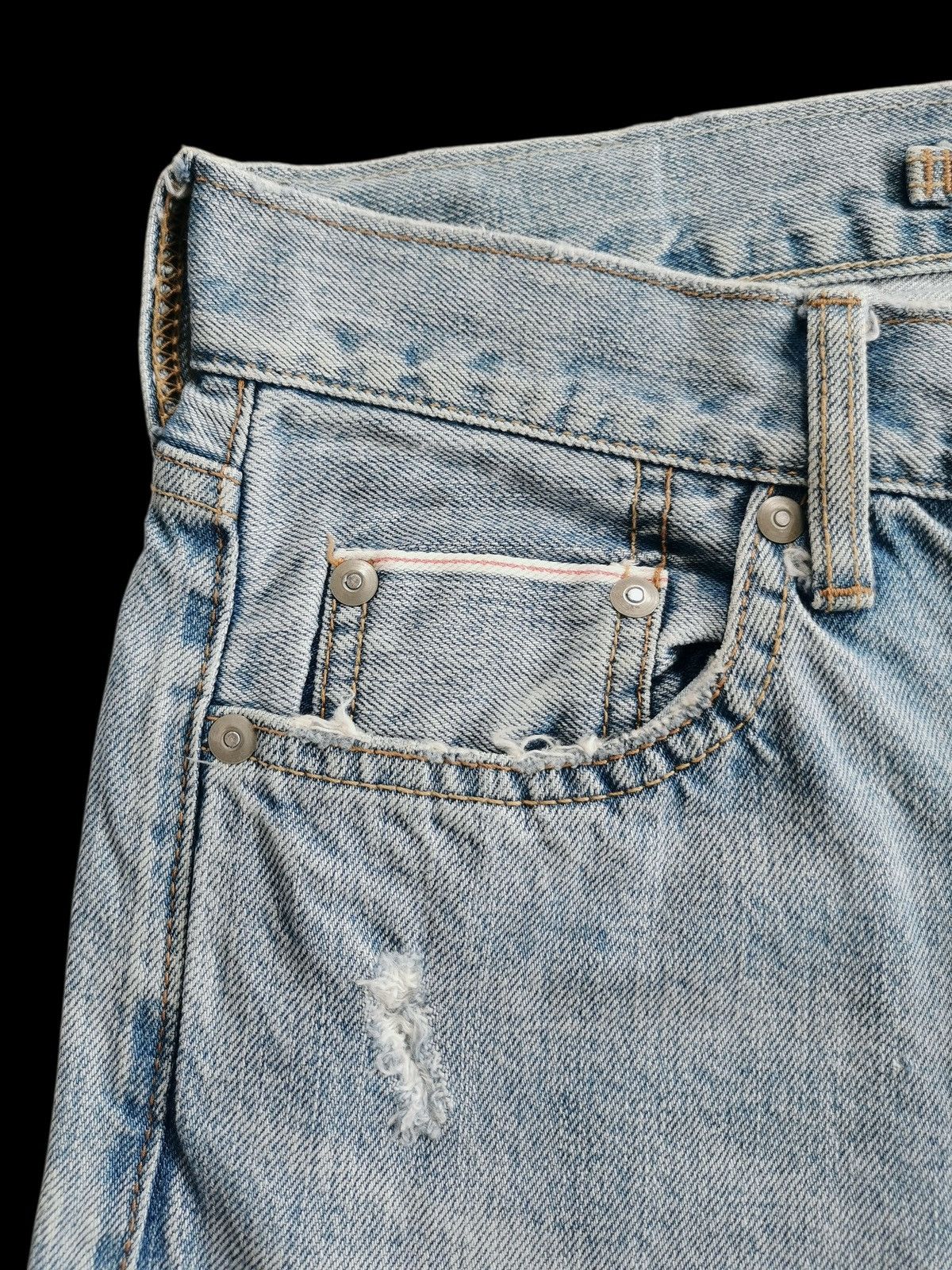 GOA GOA Selvedge Denim Distressed Size US 30 / EU 46 - 12 Thumbnail
