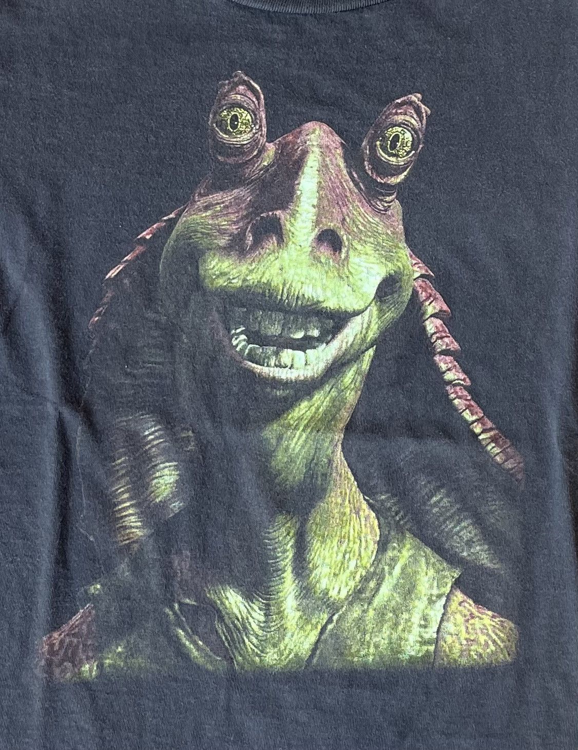 Star Wars Vintage 90s 1999 Jar Jar Binks Phantom Menace T-shirt Size US M / EU 48-50 / 2 - 4 Thumbnail