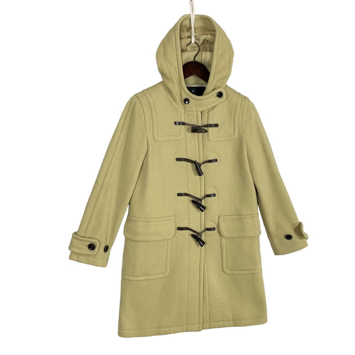 Yohji Yamamoto Vintage Ined by Yohji Yamamoto Wool Duffle Hoodie Coat SizeM Size M / US 6-8 / IT 42-44 - 3 Thumbnail