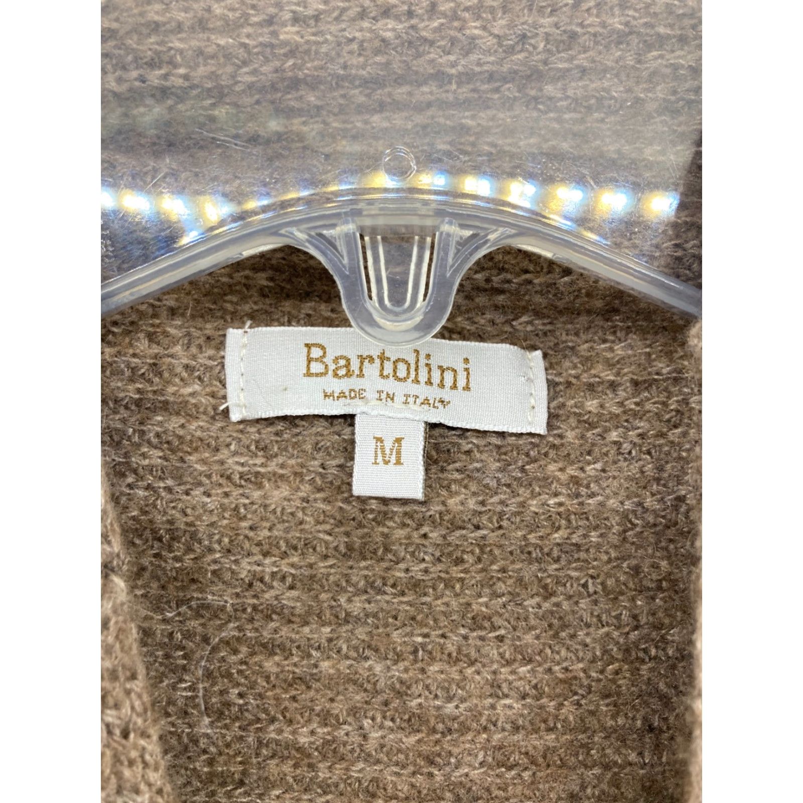 Vintage Bartolini Women's Sweater Medium Tan Turtleneck Wool Blend Long Sleeve Knit Size M / US 6-8 / IT 42-44 - 5 Thumbnail