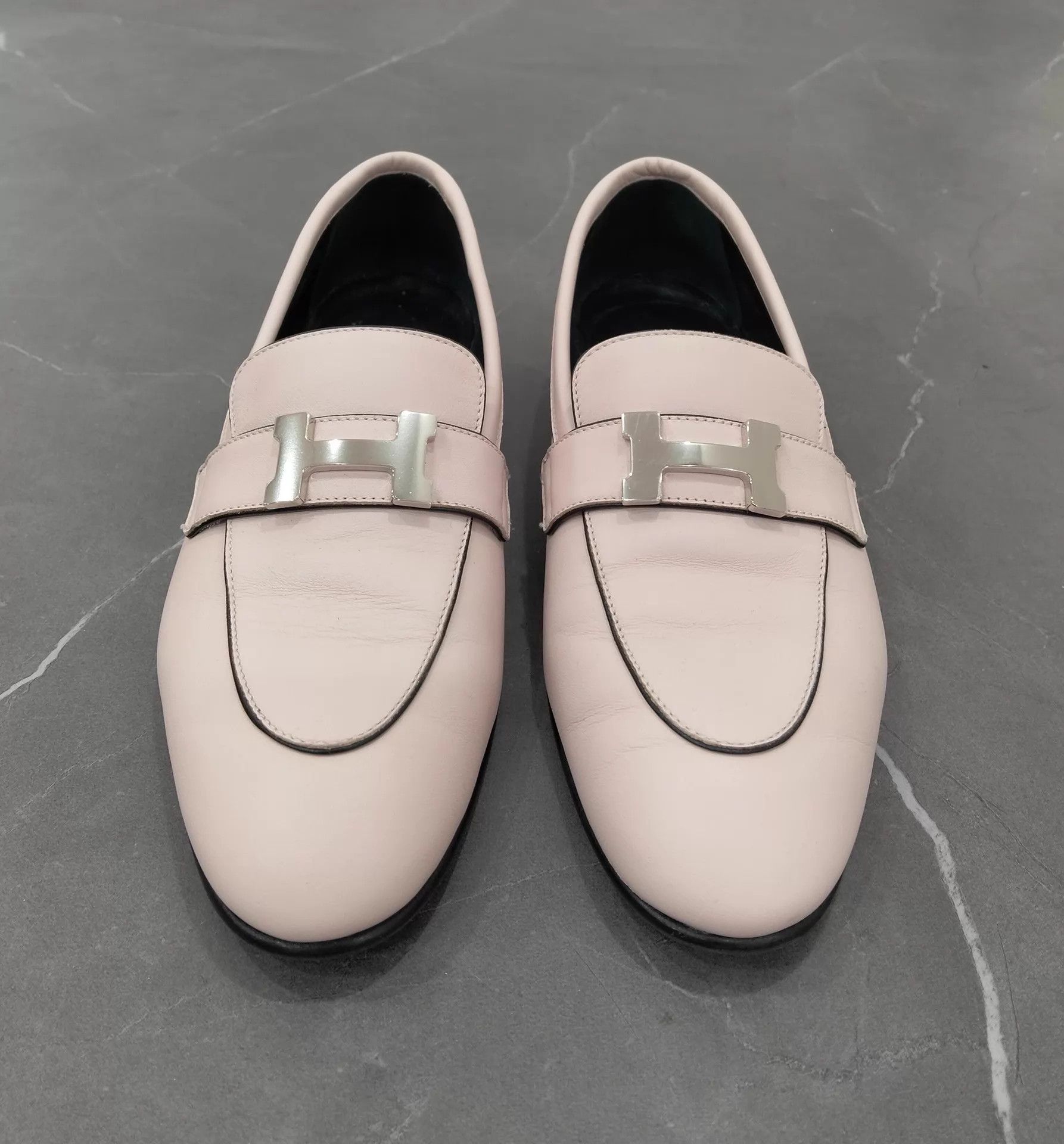 Hermes Hermes Pink Loafer 37 Size US 6.5 / IT 36.5 - 4 Thumbnail