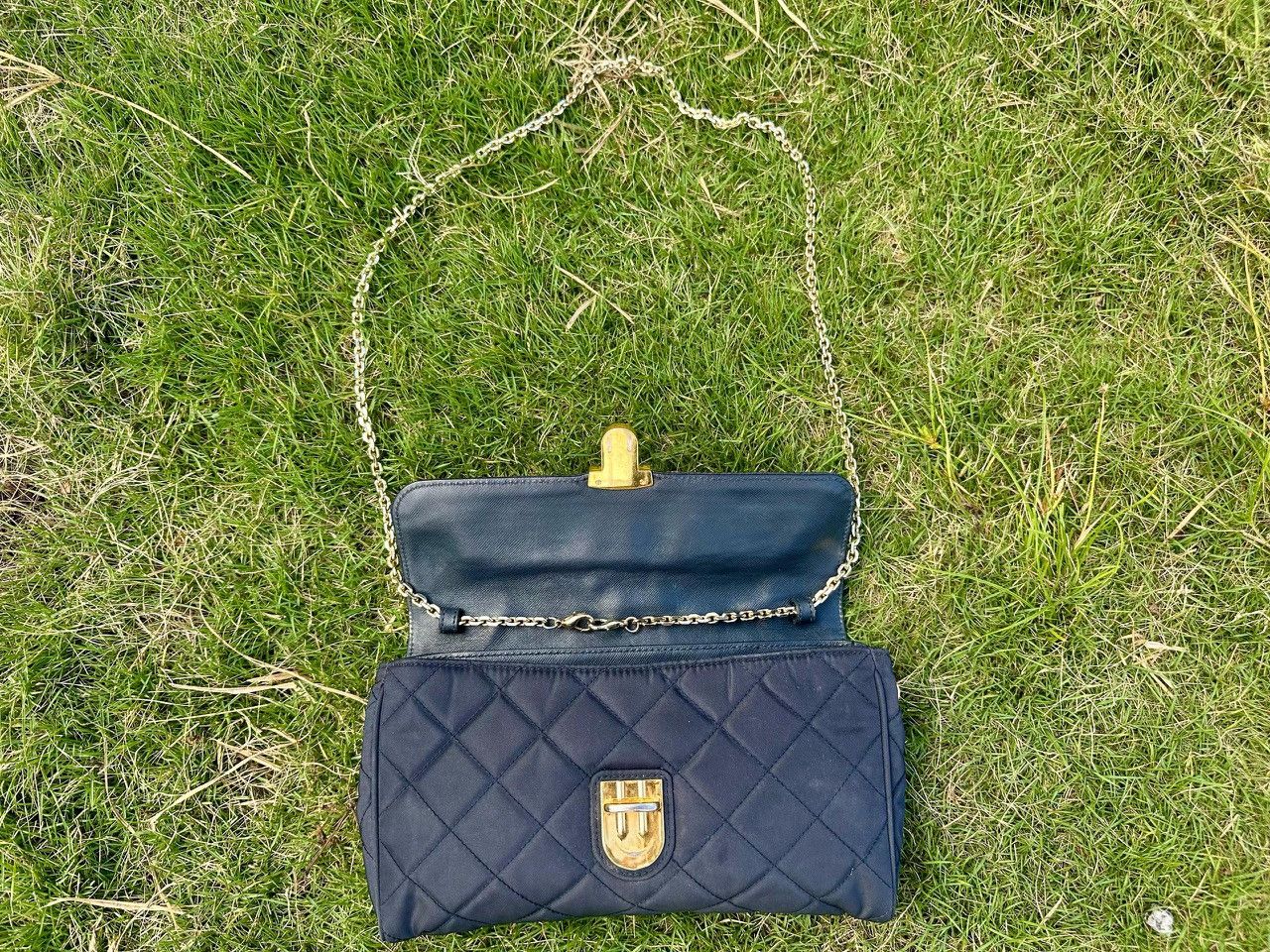 Prada Authentic Prada Bandouliera Tessuto Impuntu Shoulder Bag Size ONE SIZE - 4 Thumbnail