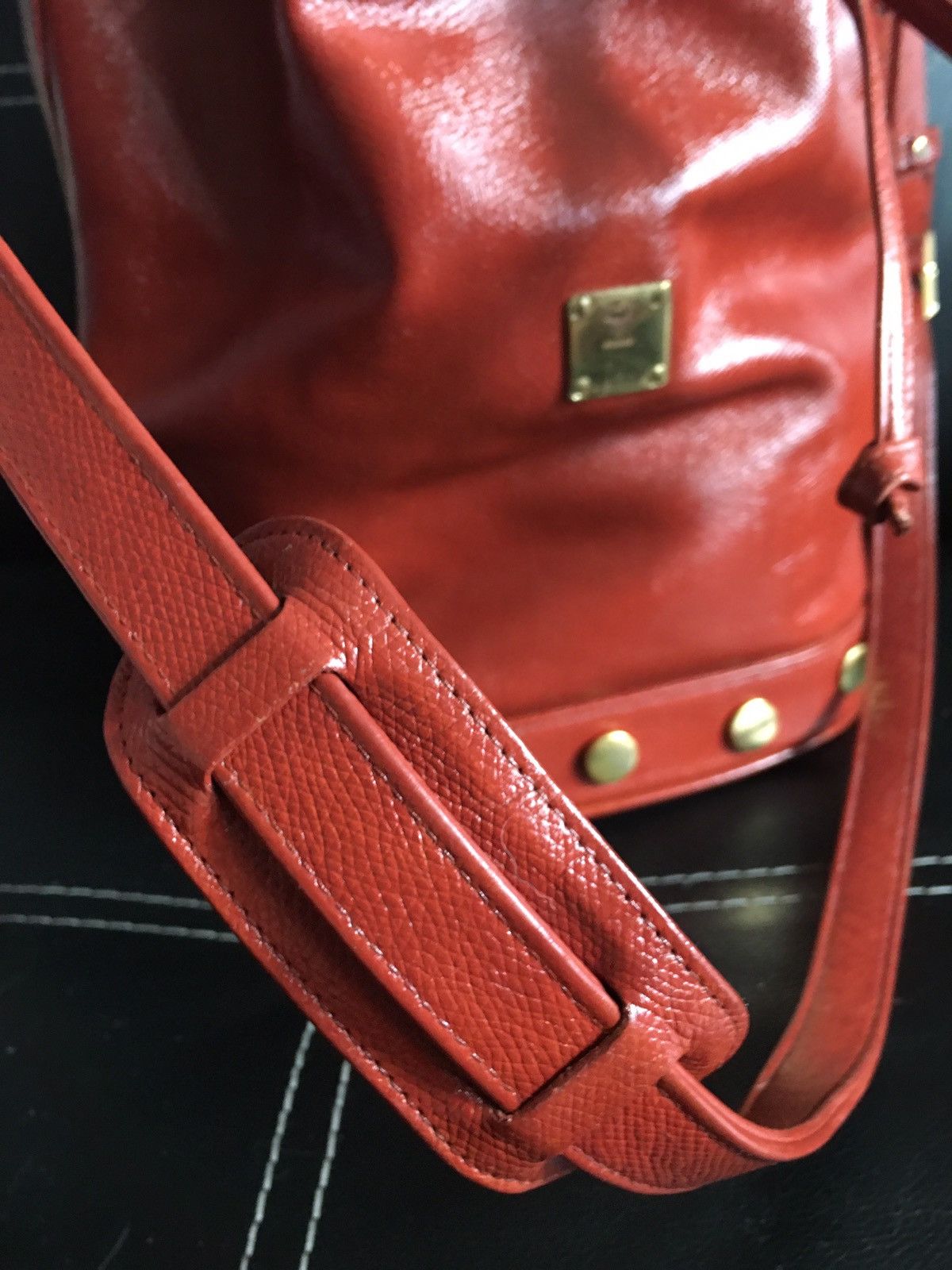 MCM × Vintage MCM Munchen Leather Vintage Handbag Shoulder Bag Size ONE SIZE - 9 Thumbnail
