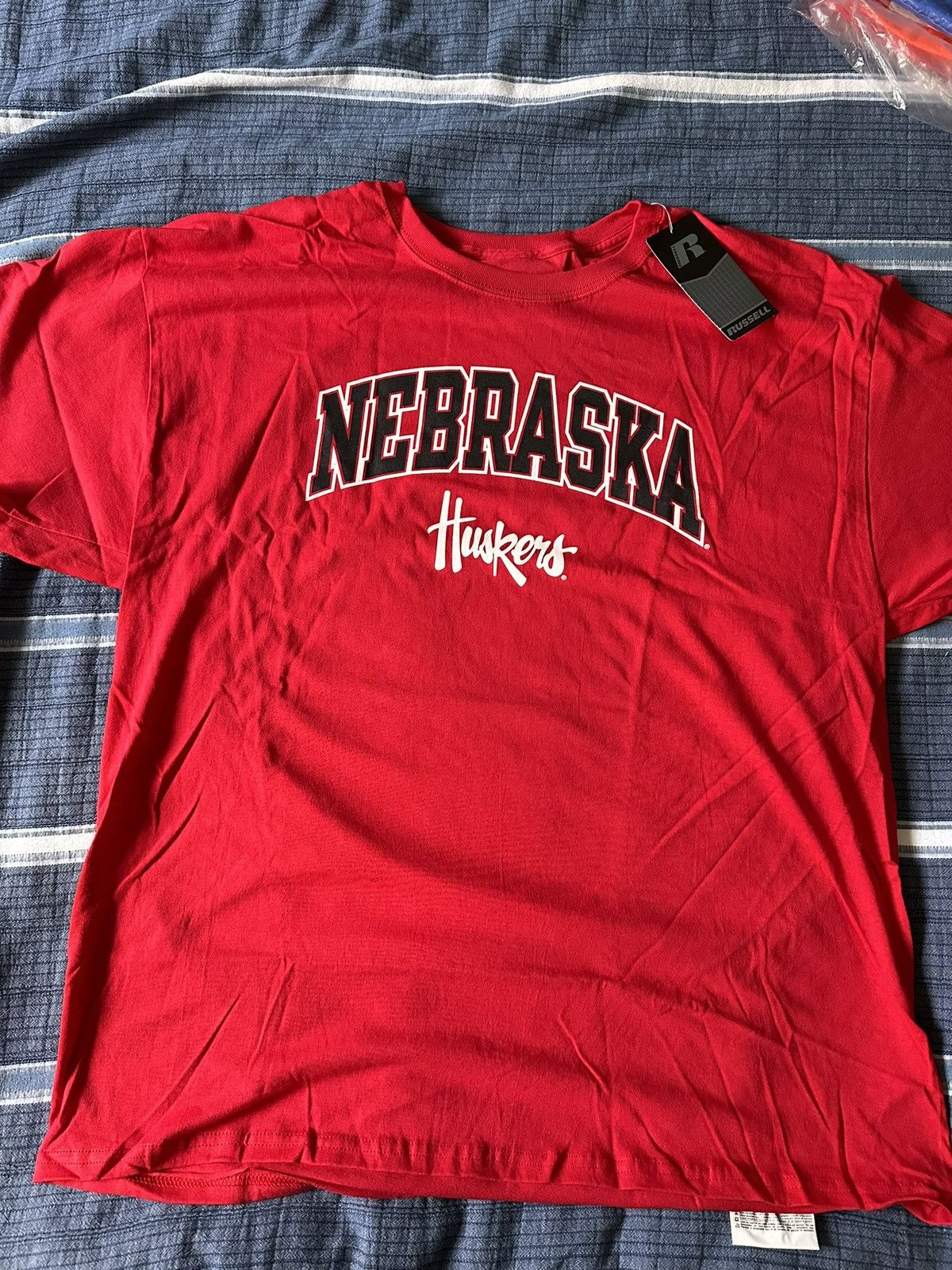 Russell Athletic Nebraska Tee Size US XL / EU 56 / 4 - 1 Thumbnail
