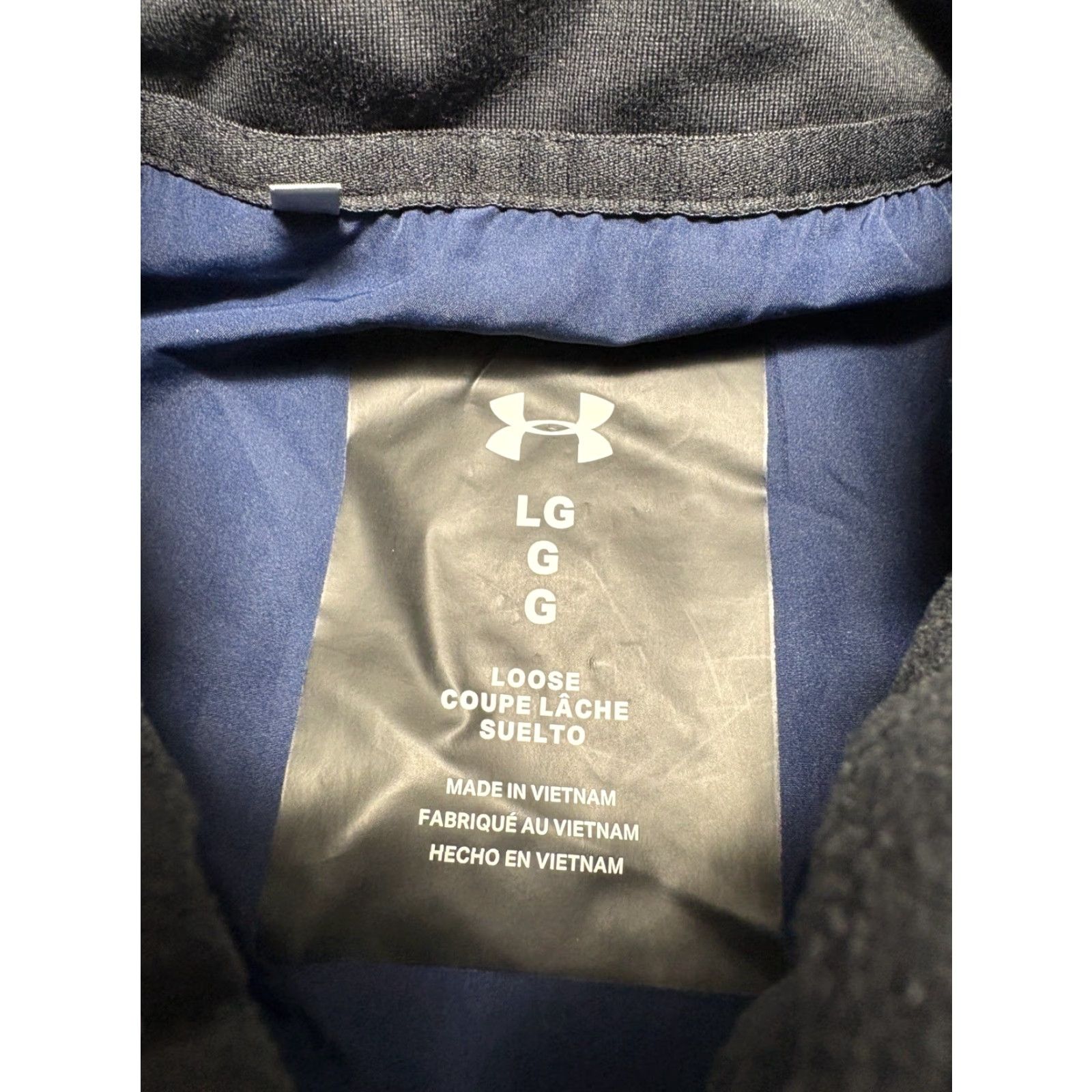 Under Armour Under Armour Puffer Vest Mens Large Blue Insulated Zip Logo Nylon Size US L / EU 52-54 / 3 - 4 Thumbnail