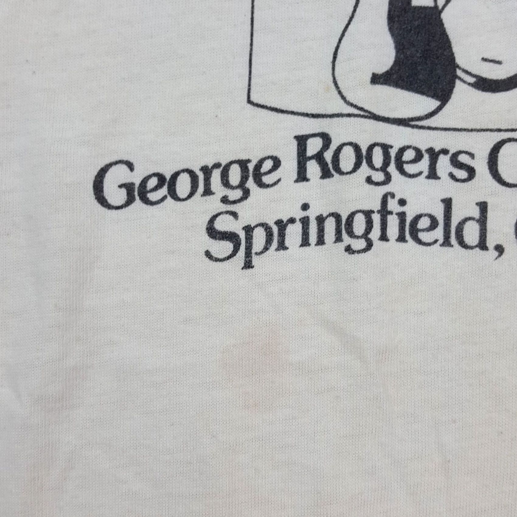 Vintage VINTAGE 80s Bluegrass Festival Nike Shirt XS White Crew Neck Short Sleeve Graphic Print USA T Shirt Men Regular Size XS Banjo Country Music Ringer US Size US XS / EU 42 / 0 - 5 Thumbnail