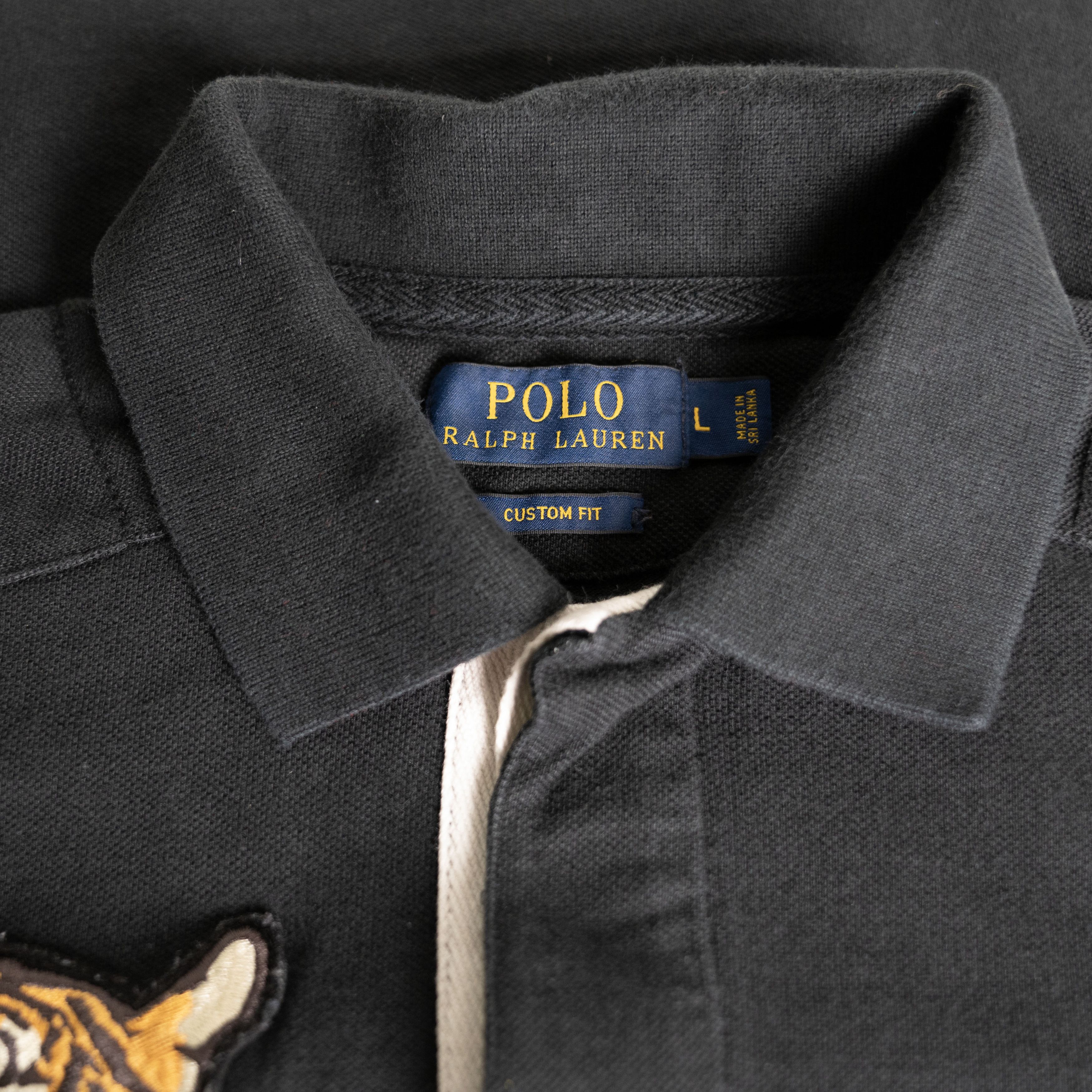 Polo Ralph Lauren 2017 Polo Ralph Lauren Tiger Football Graphic Polo Shirt Size US L / EU 52-54 / 3 - 5 Thumbnail