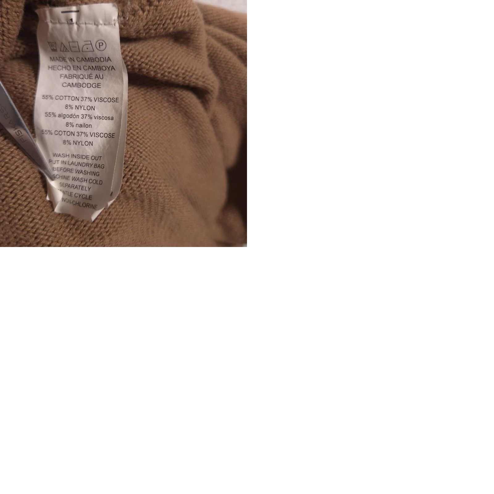 Vintage MICHAEL Michael Kors Sweater Womens XL Brown Crew Neck Back Zip Knit Pullover Size XL / US 12-14 / IT 48-50 - 9 Thumbnail