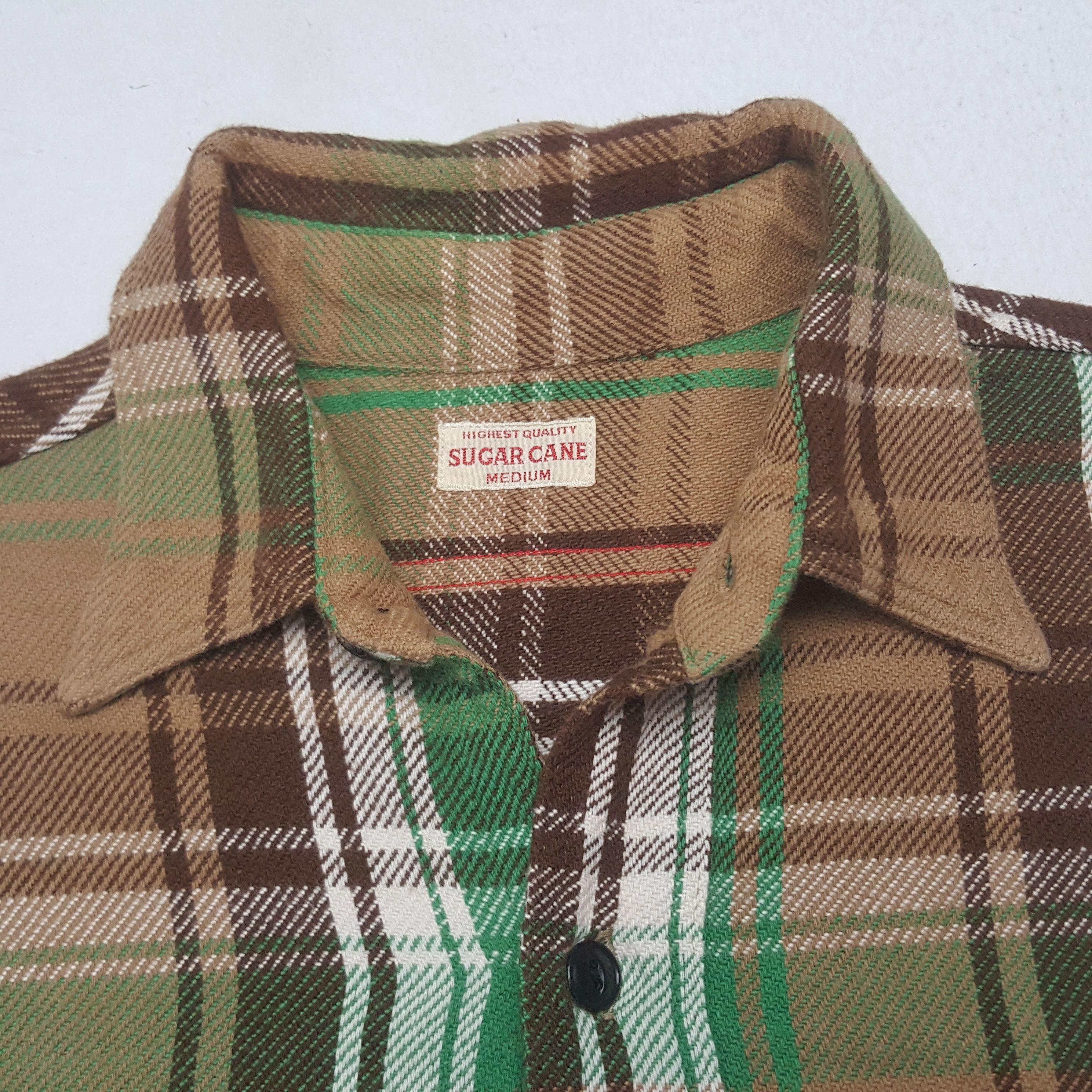 Sugar Cane Vintage Sugar Cane Japanese Flannel Shirt Button up C299N15 Size US L / EU 52-54 / 3 - 4 Thumbnail