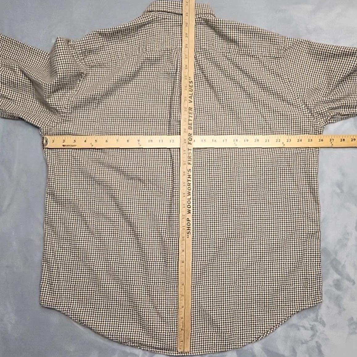 Lands' End Lands End Flannel Shirt Mens XL Brown Check Flannel Classic 90s Retro Outdoors Size US XL / EU 56 / 4 - 7 Thumbnail