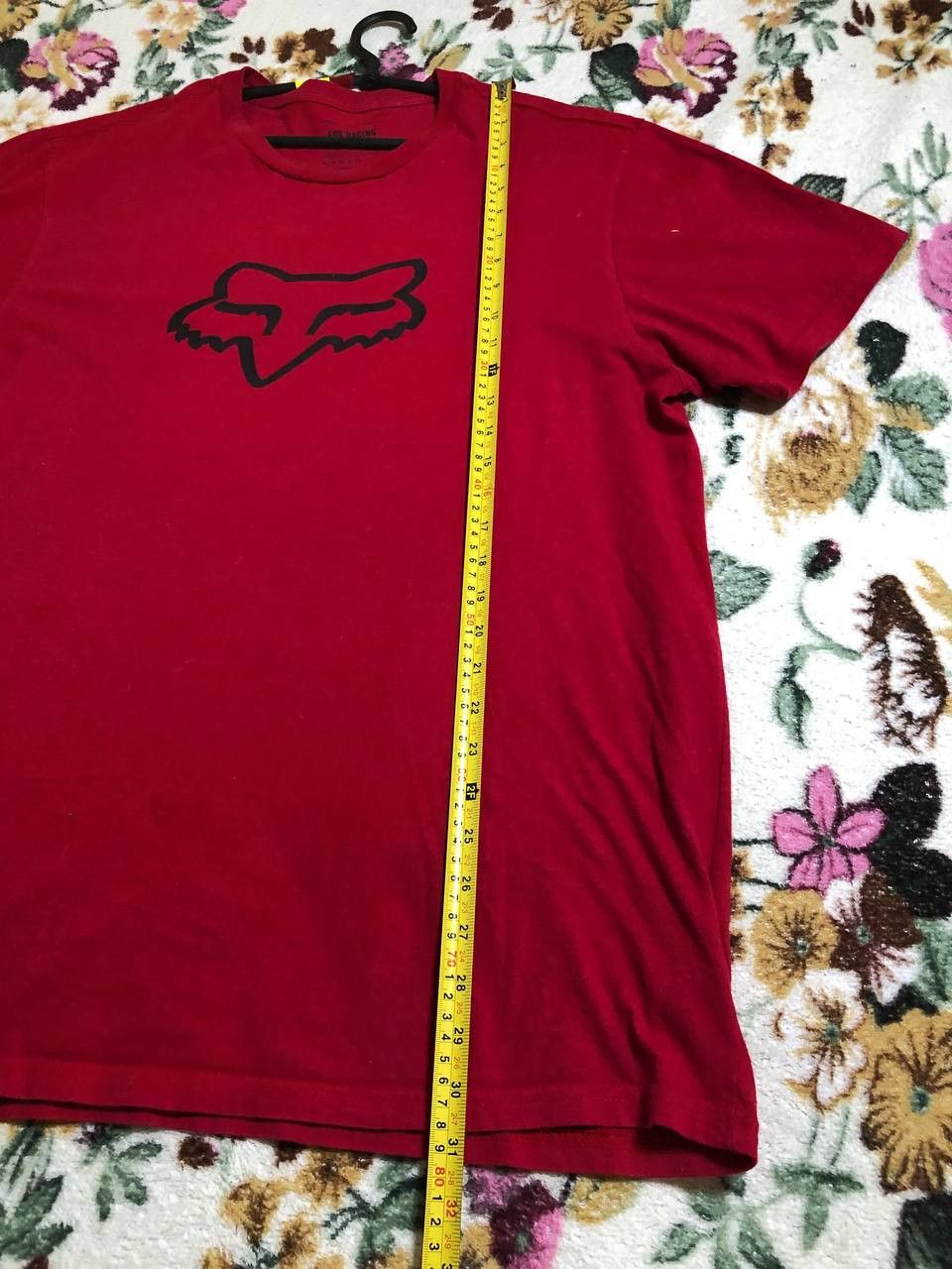 Fox Racing Fox T-Shirt Red Mens Regular Fit Crew Neck Logo Graphic Size US XL / EU 56 / 4 - 4 Thumbnail
