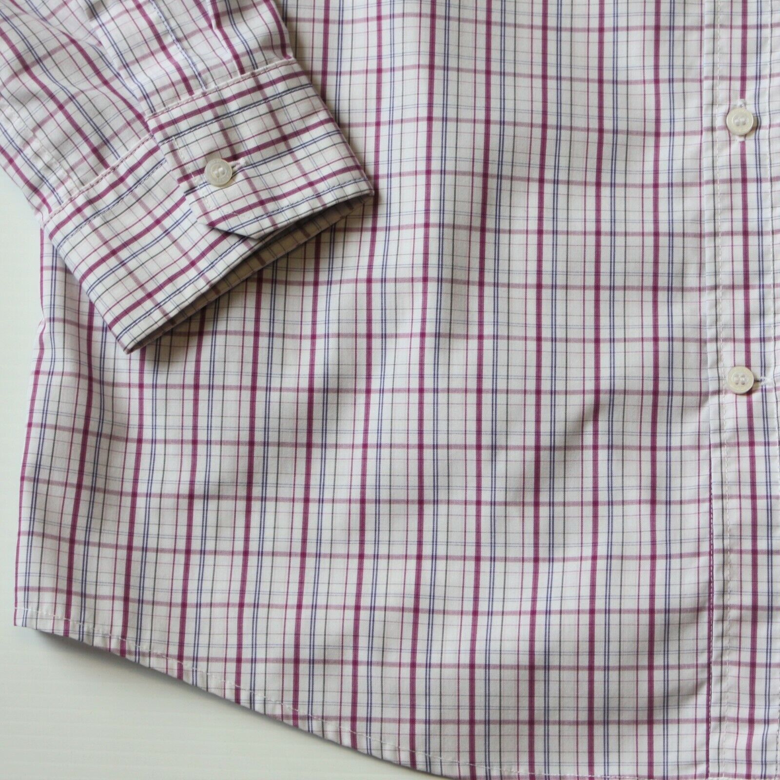 Mexx Metropolitan Slim Fit Men's Checkered Print Dress Shirt Size US XL / EU 56 / 4 - 3 Thumbnail