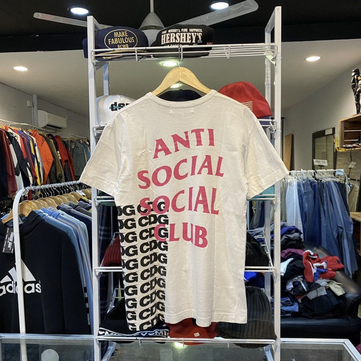 CDG by Comme des Garcons Anti Social Social Club CDG Breaking News Tee L Size US M / EU 48-50 / 2 - 2 Thumbnail