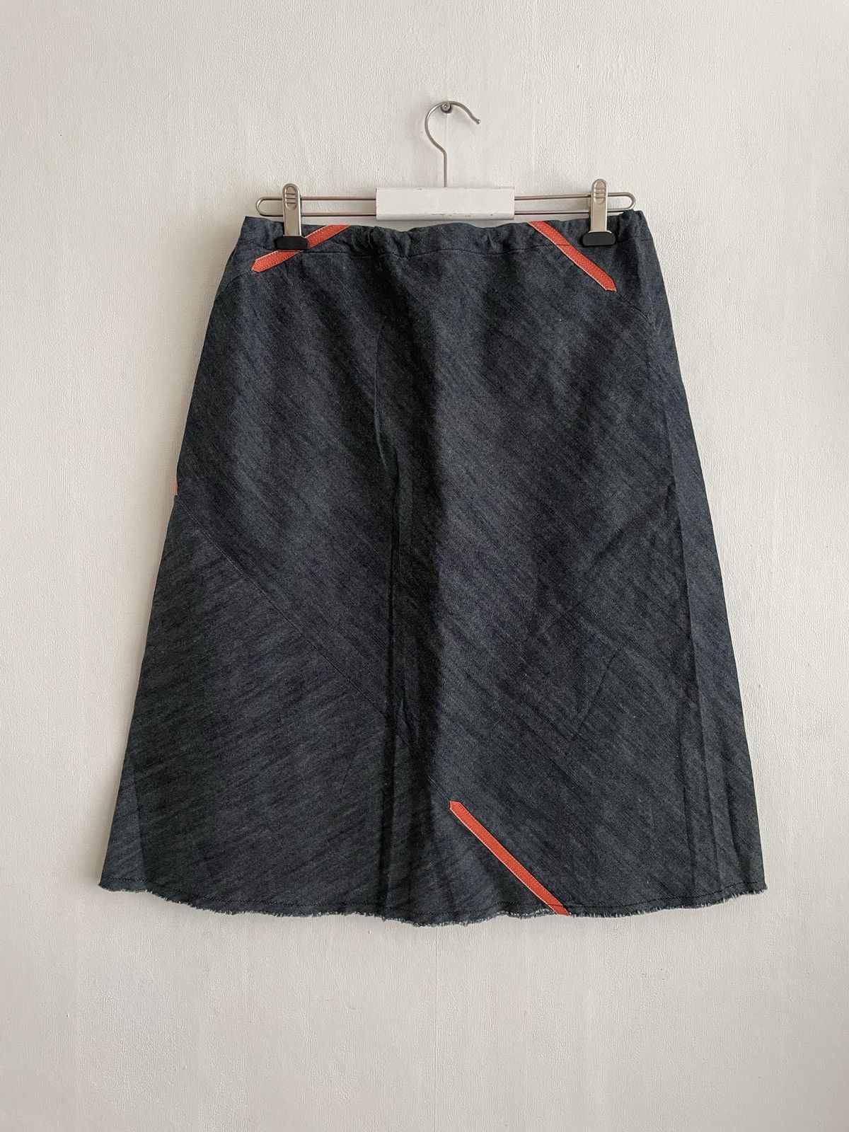 Diesel × Vintage Diesel Indigo Vintage Avant Garde Skirt Size 30" / US 8 / IT 44 - 2 Thumbnail