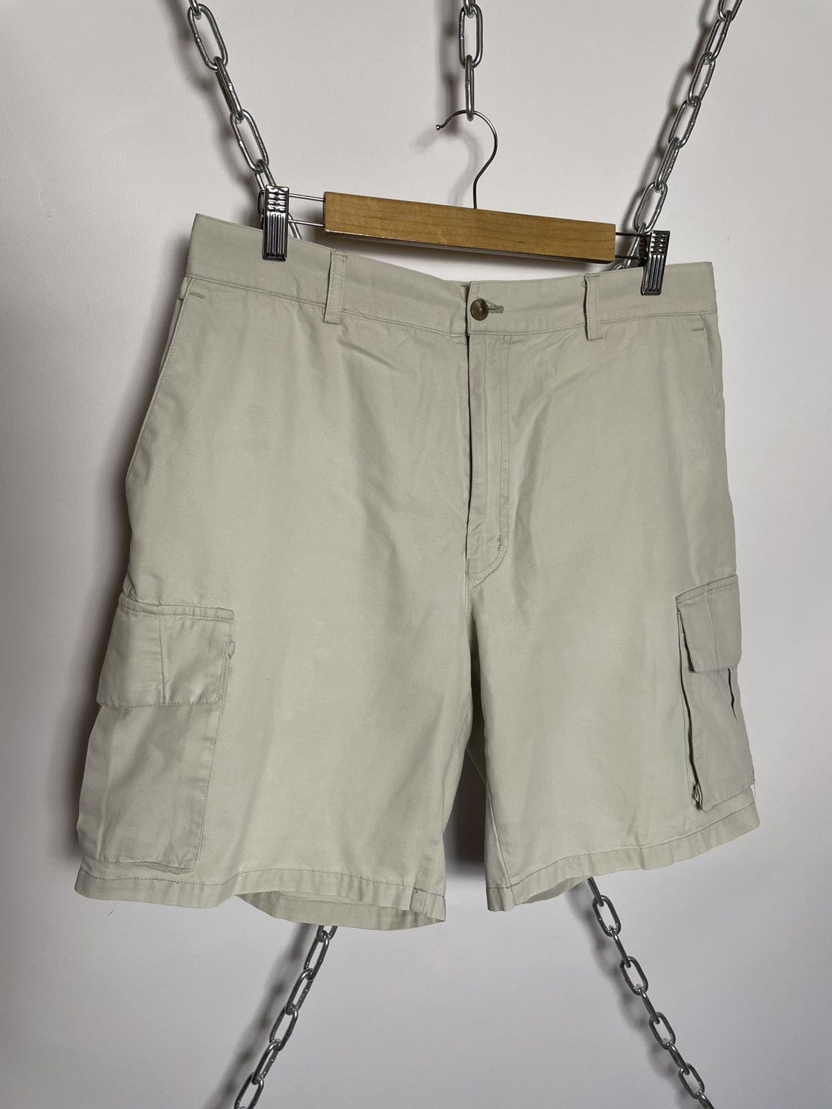 Lacoste Lacoste Vintage Metal Logo Cargo Shorts Size US 32 / EU 48 - 3 Thumbnail