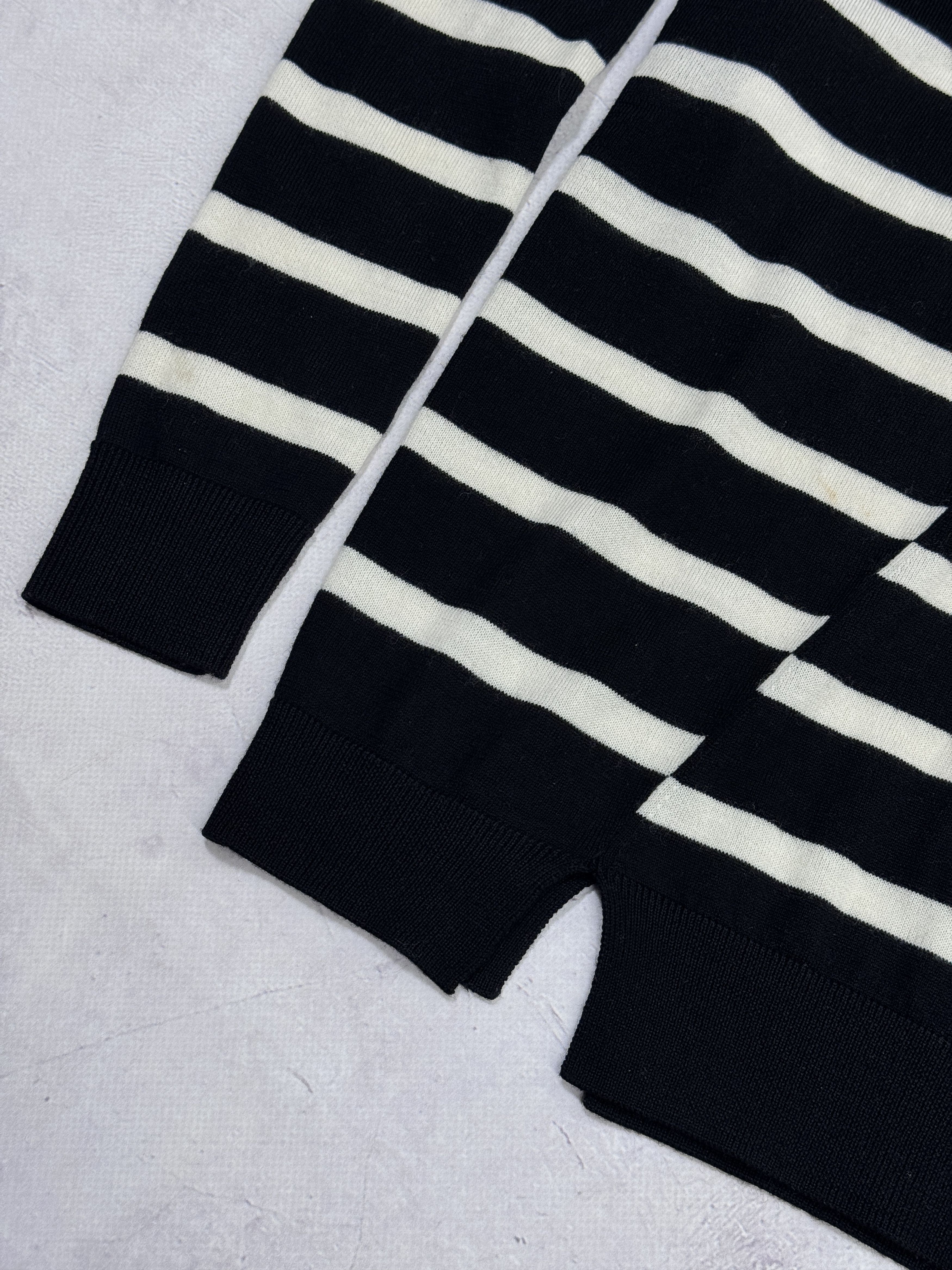 Alexander McQueen × MCQ McQ Alexander McQueen Striped Sweater Embroidered Swallow Size XXS / US 00 / IT 34 - 14 Thumbnail