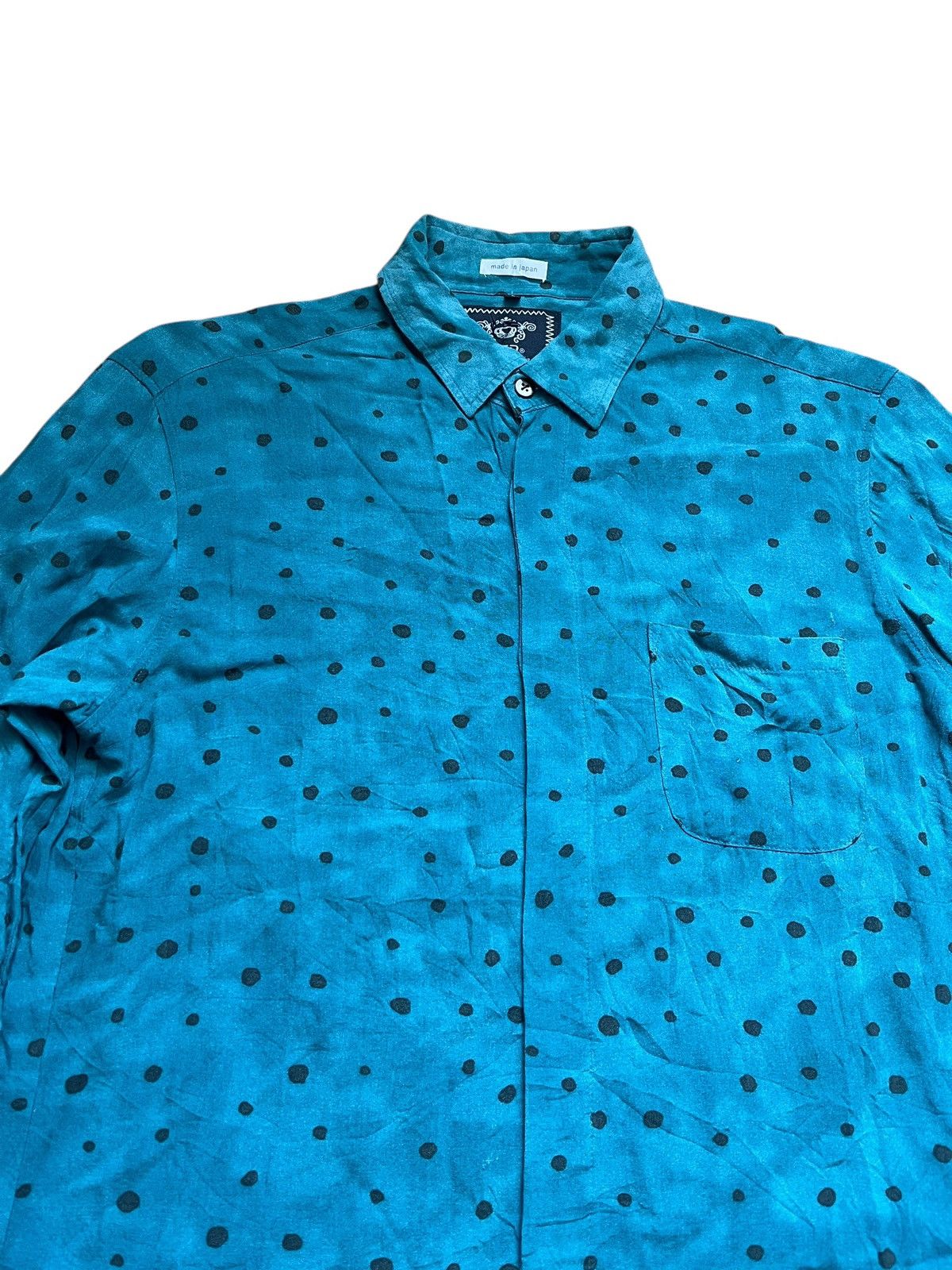 Designer × Japanese Brand GGD Grand Global Design Rayon Polkadot Button up Size US M / EU 48-50 / 2 - 6 Thumbnail