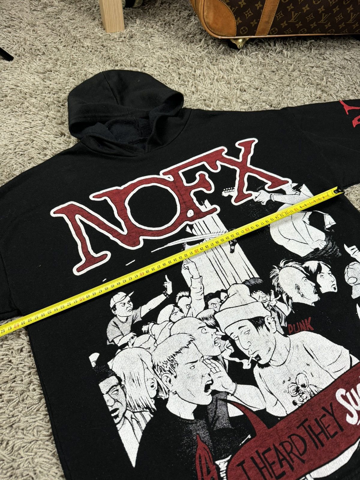 Band Tees × Vintage 90s NOFX Punk rock I heard they suck live Hoodie Size US L / EU 52-54 / 3 - 3 Thumbnail