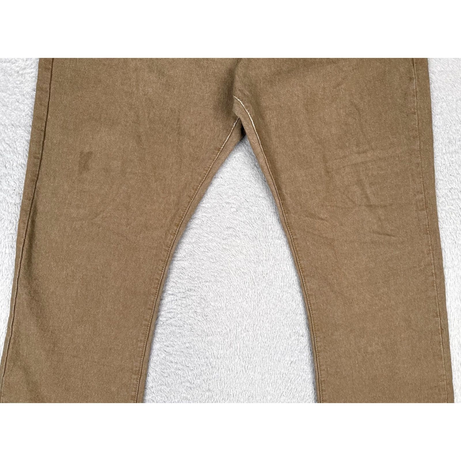 Ecko Unltd. Ecko Unltd. Jeans Mens 38x32 Brown Relaxed Straight Denim Zip Fly 5-Pocket Classic Brand Logo Hash Size US 38 / EU 54 - 3 Thumbnail