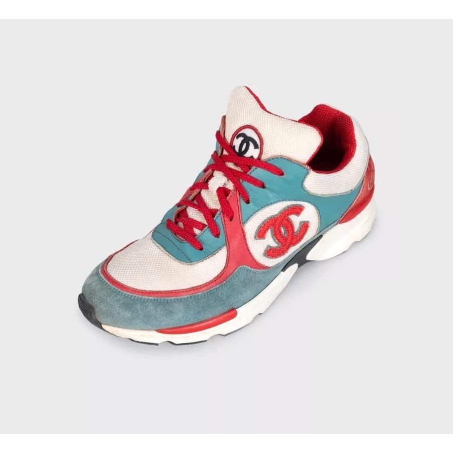 Chanel Chanel Multicolor CC Logo Sneakers Sz.35 Size US 5 / IT 35 - 3 Thumbnail