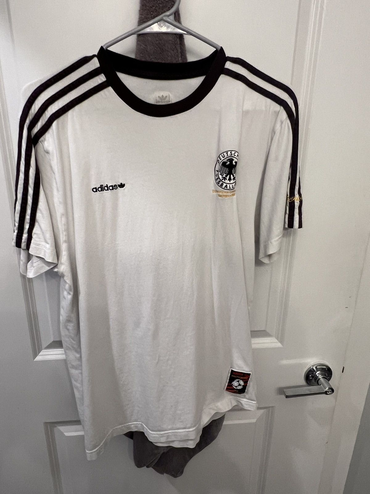 Adidas × Vintage Adidas Vintage Soccer Shirt Size US L / EU 52-54 / 3 - 1 Thumbnail