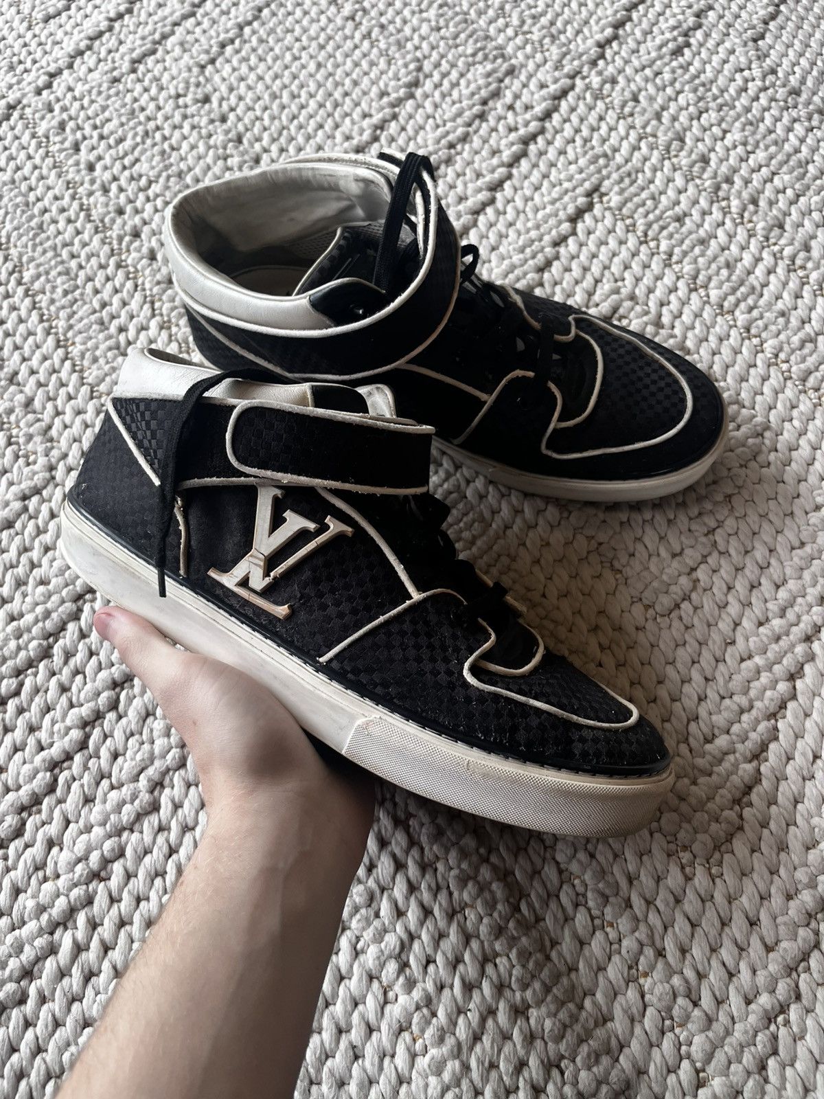Louis Vuitton Louis Vuitton SS11 checkered acapulco mens sneakers Size US 9.5 / EU 42-43 - 1 Thumbnail