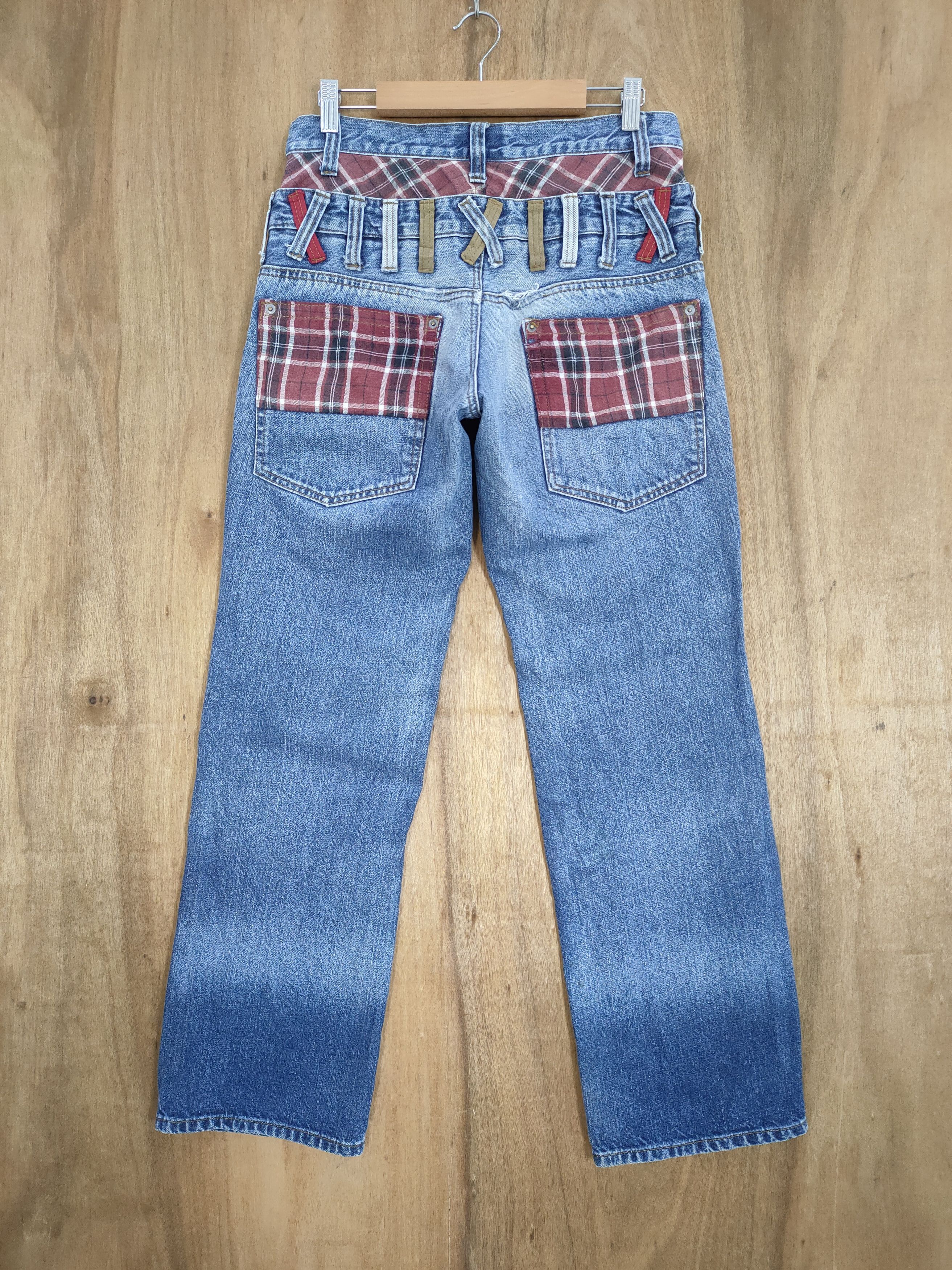 Japanese Brand × Jean VINTAGE DOUBLE WAIST JEAN PANTS Size US 29 - 1 Thumbnail