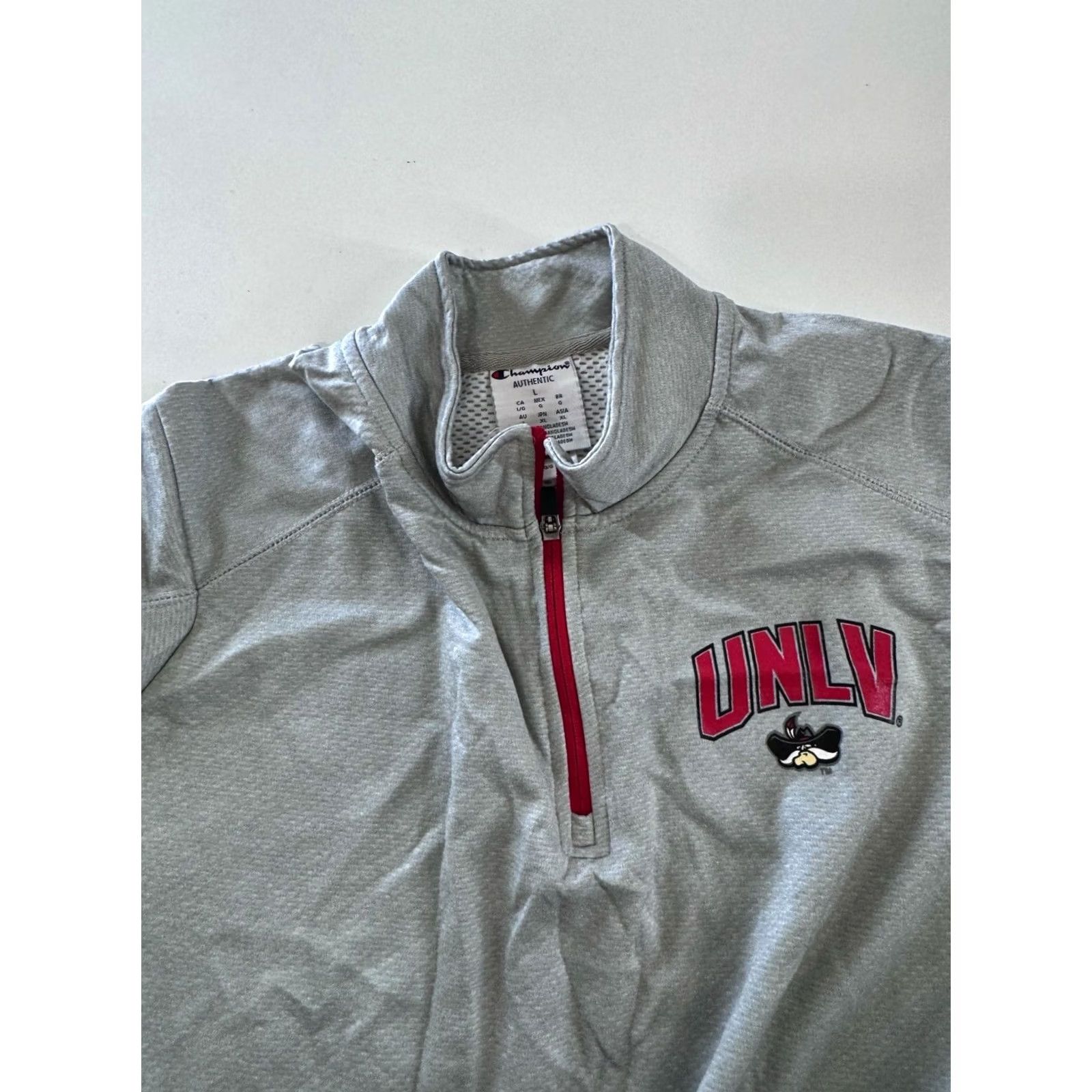 Champion Champion UNLV Rebels Zip SWEATER Large L Men’s Shirt Size US L / EU 52-54 / 3 - 7 Thumbnail