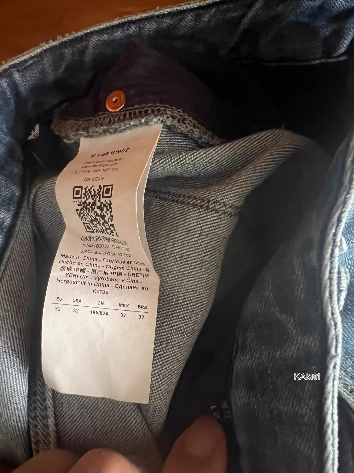 Emporio Armani Emporio Armani Washed Distressed Jeans Size US 32 / EU 48 - 8 Thumbnail