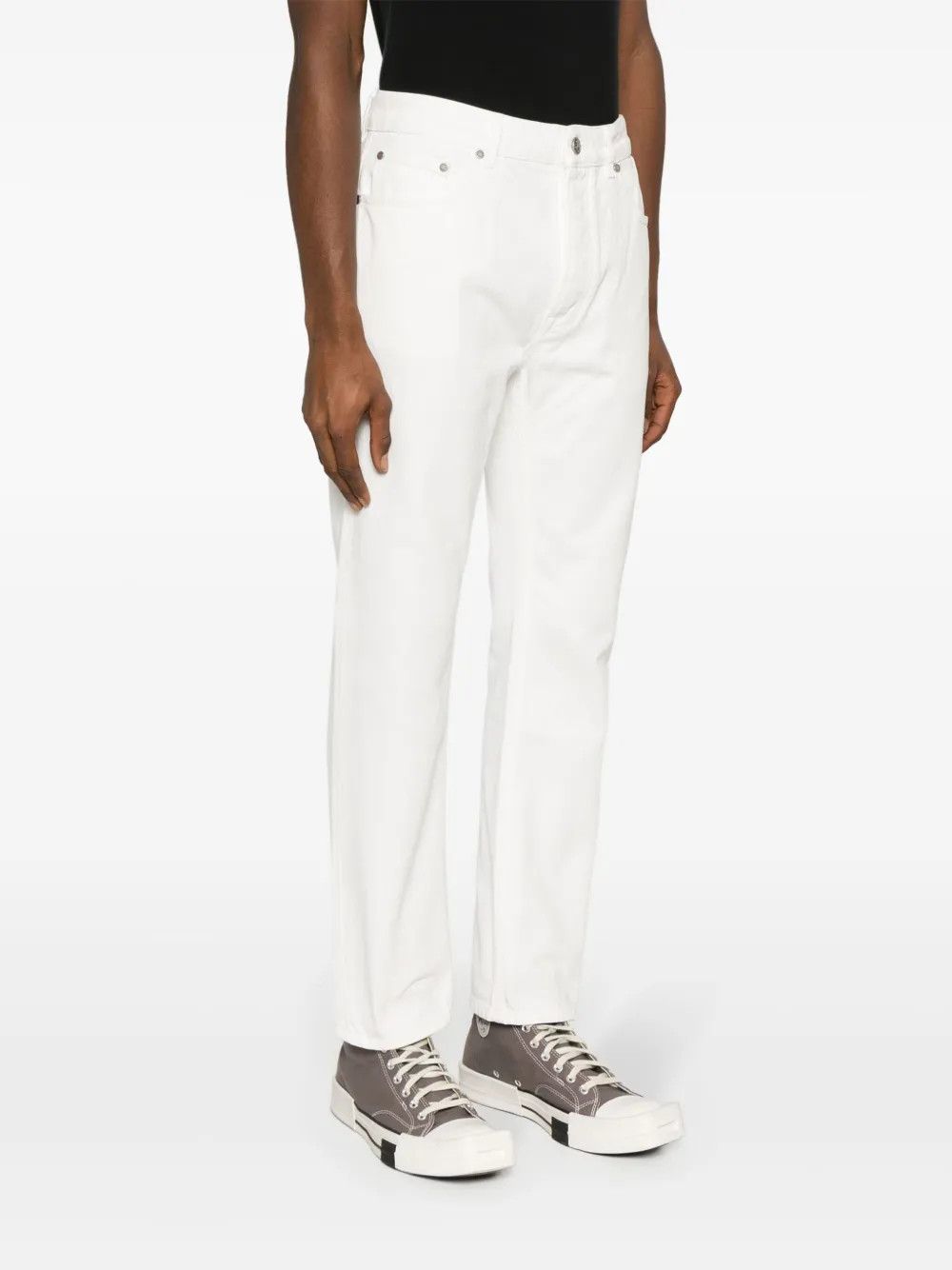 Palm Angels o1y0325 Denim Pant in White Size US 33 - 2 Thumbnail
