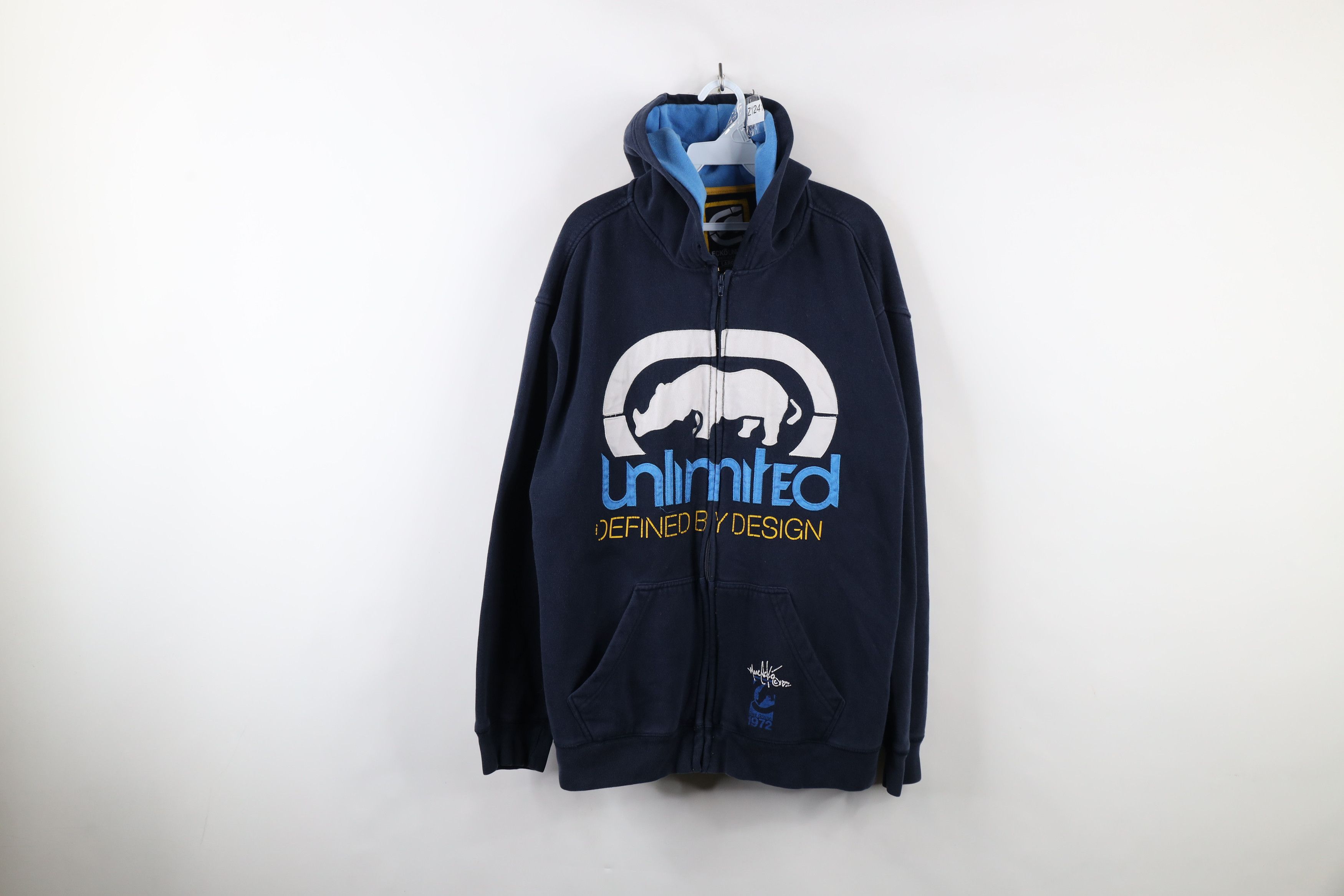 Uniqlo × Vintage Perfect essential Uniqlo Full zip navy blue