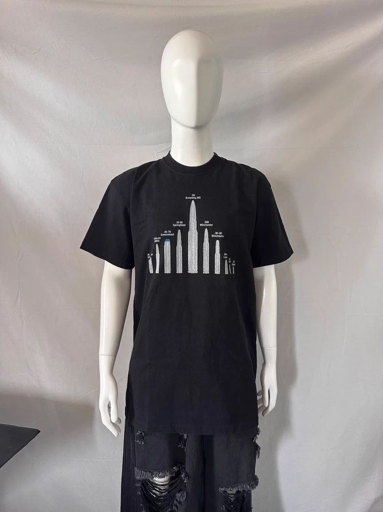 Vetements Vetements 2019 Bullet Print T-Shirt - dmc Size US XS / EU 42 / 0 - 1 Thumbnail