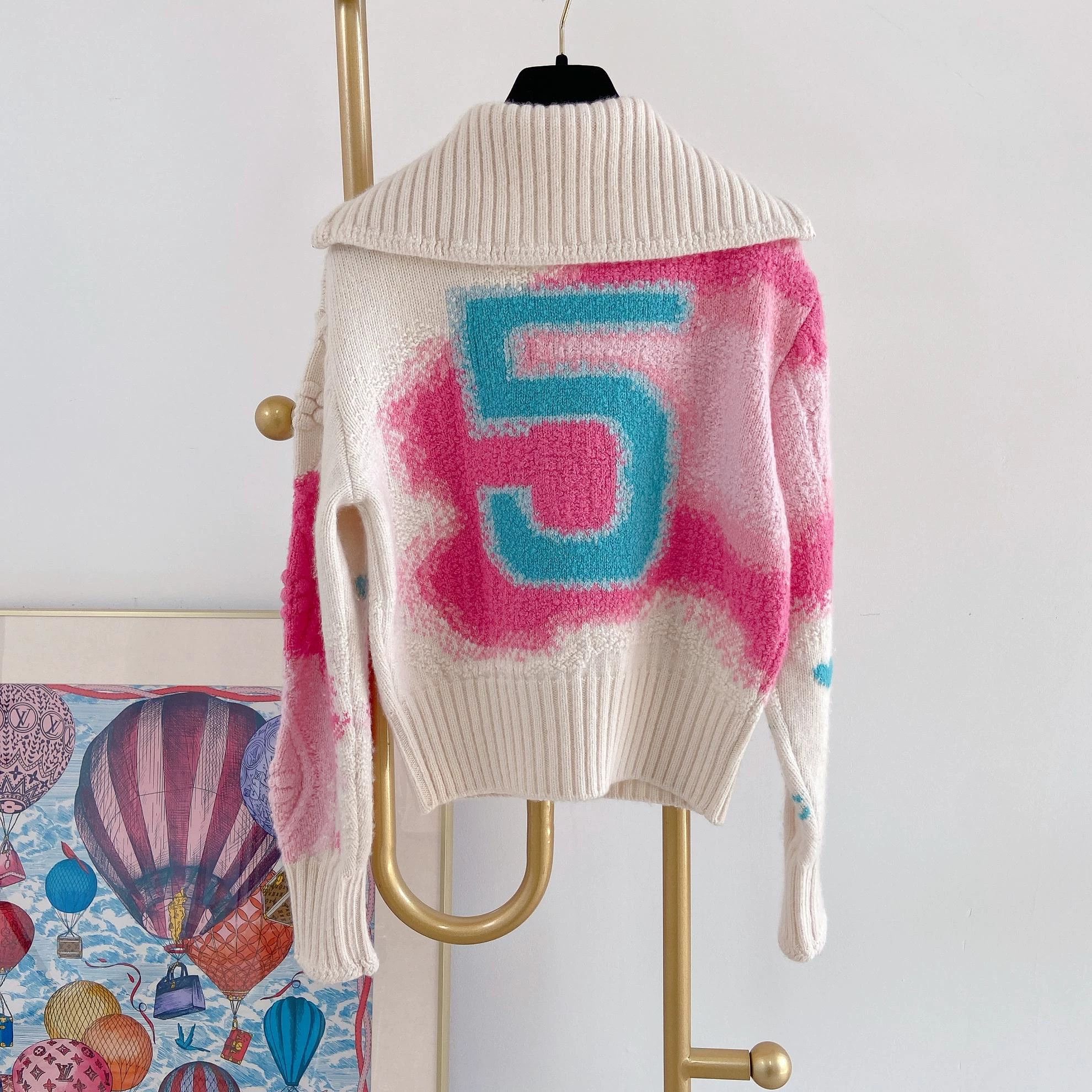 Chanel Chanel Ski Color Blocked Knit Sweater Size 34 Size XS / US 0-2 / IT 36-38 - 3 Thumbnail