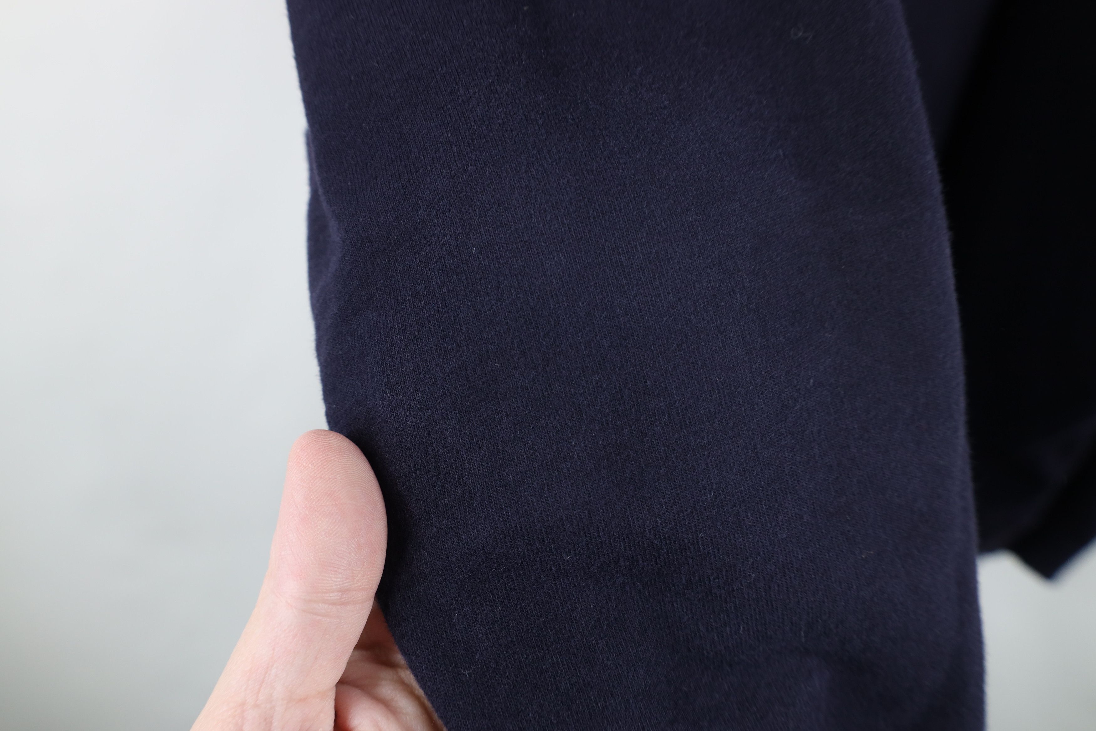 Lands' End Vintage 90s Lands End Blank French Terry Sweater Navy Blue Size US XXL / EU 58 / 5 - 10 Thumbnail